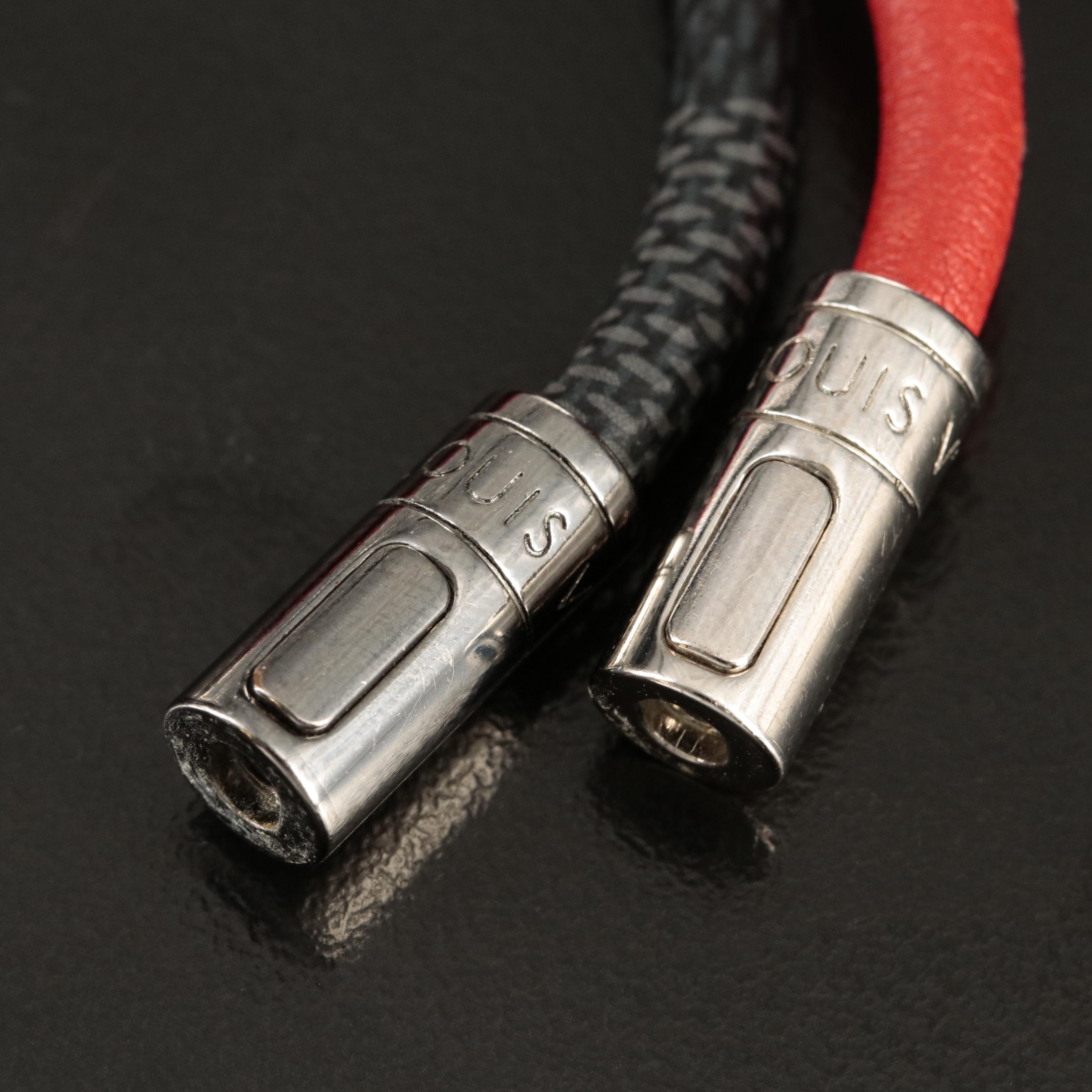 Louis Vuitton Neo Split Damier Canvas/Leather Bracelet