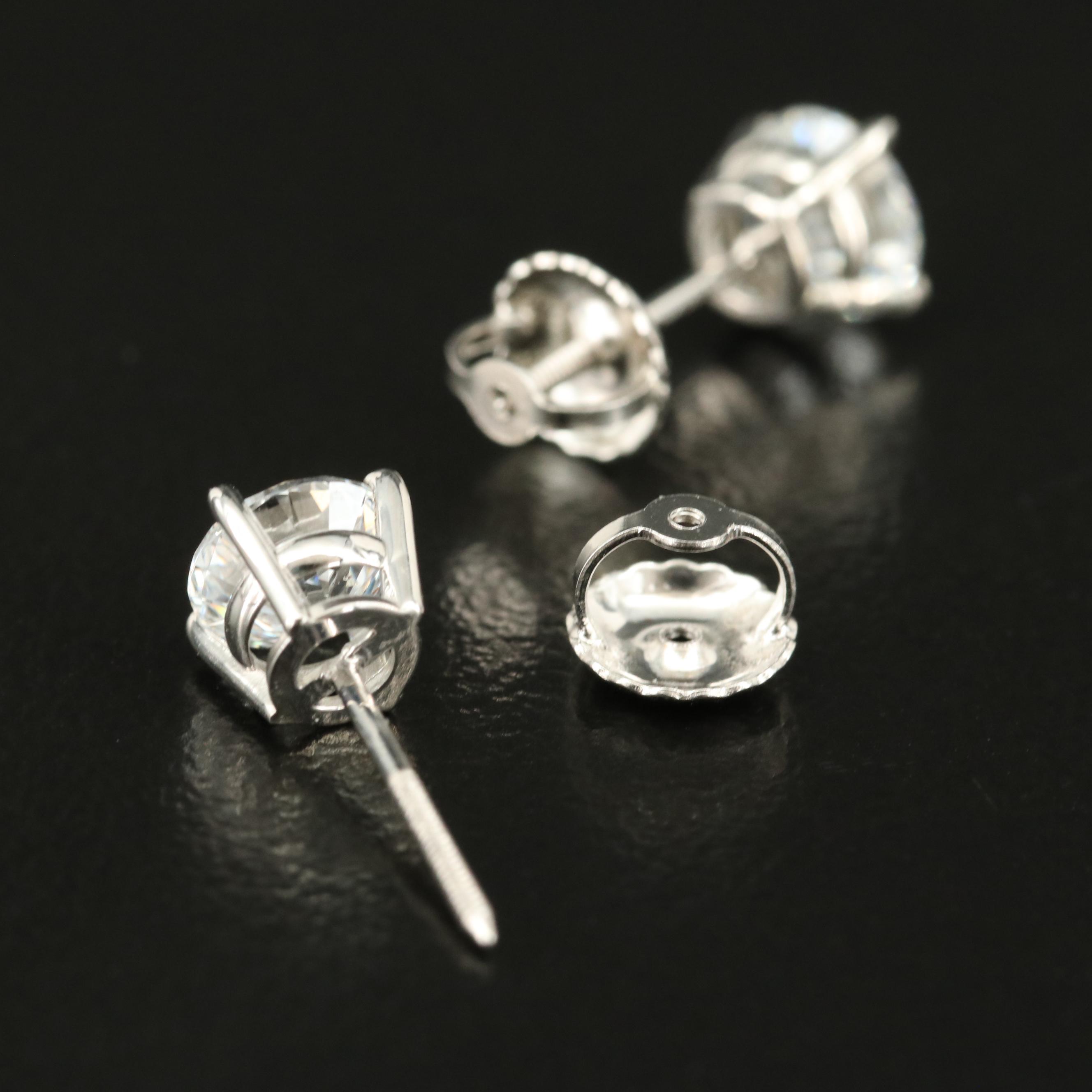 14K 1.06 CTW Lab Grown Diamond Stud Earrings