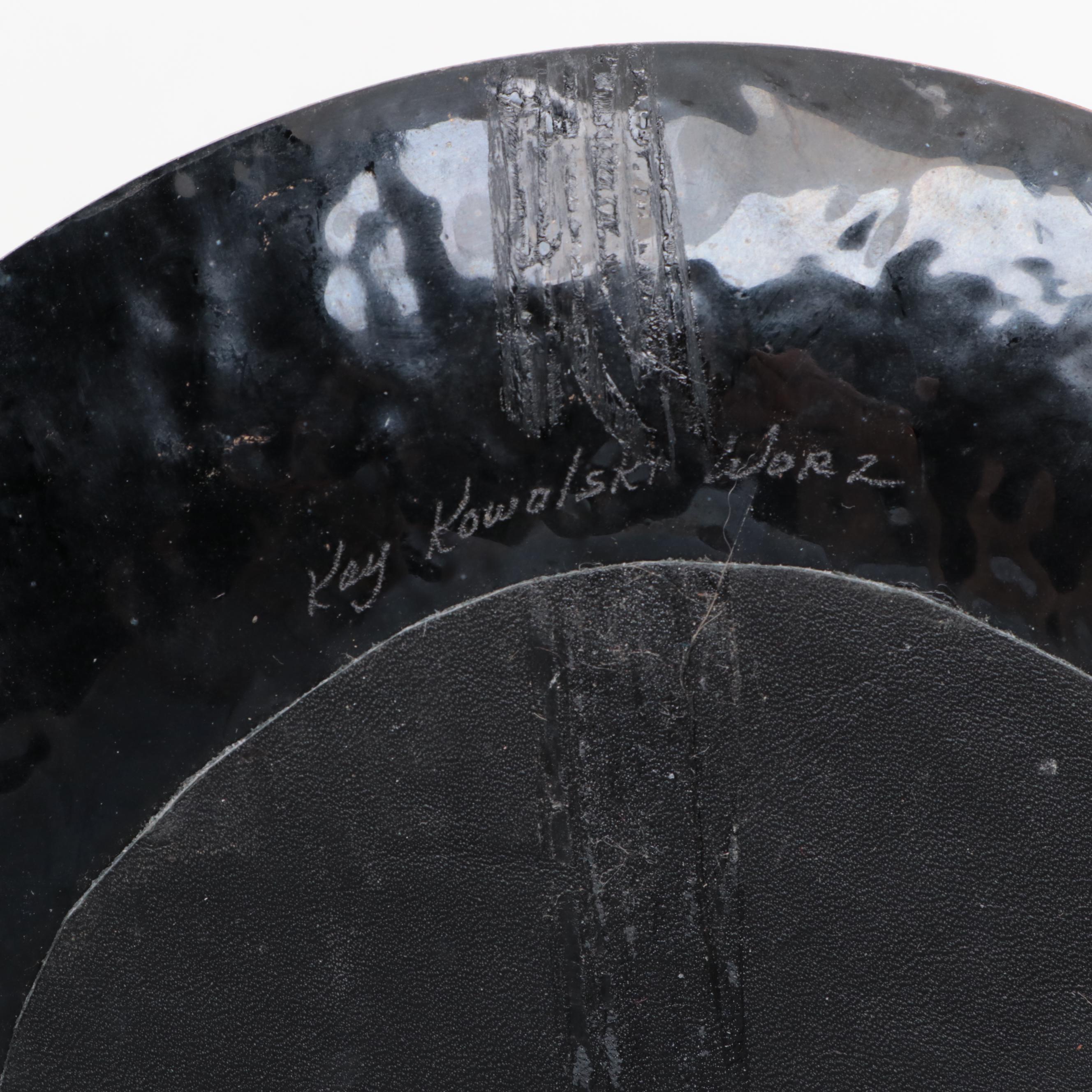 Annemarie Davidson with Other Enamel Dishes and Decor, Mid to Late 20th Century