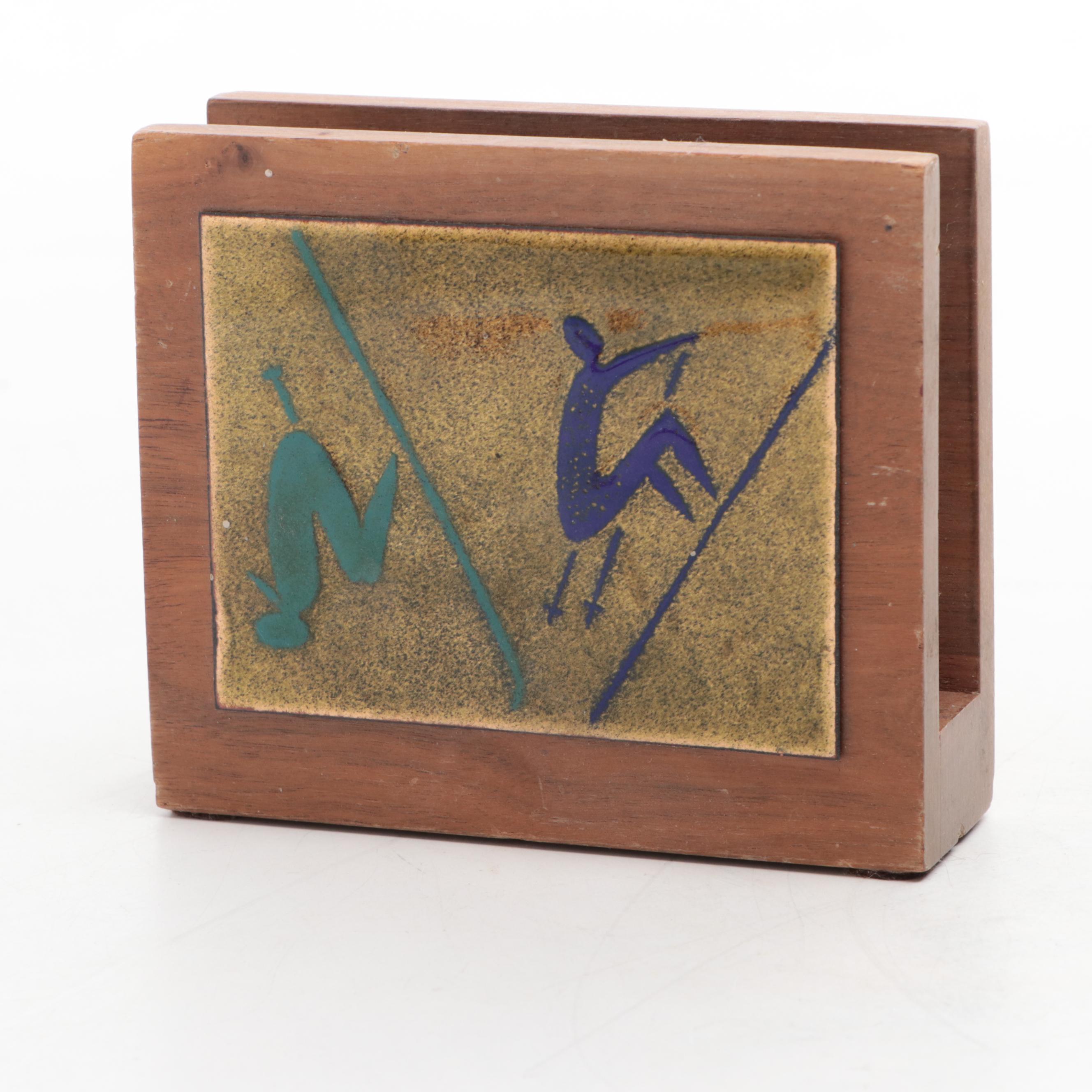 Annemarie Davidson with Other Enamel Dishes and Decor, Mid to Late 20th Century