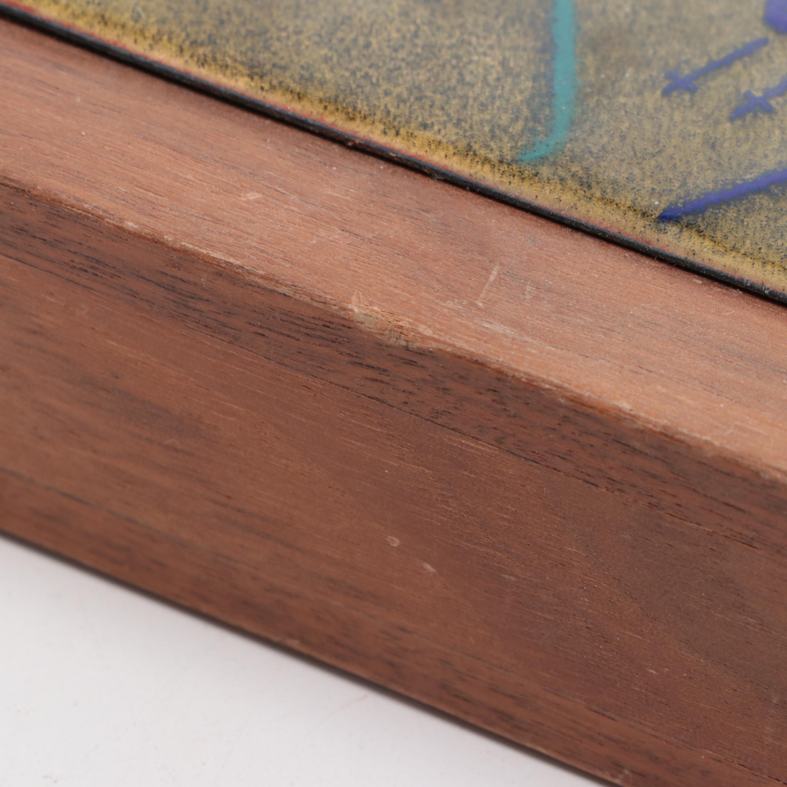 Annemarie Davidson with Other Enamel Dishes and Decor, Mid to Late 20th Century