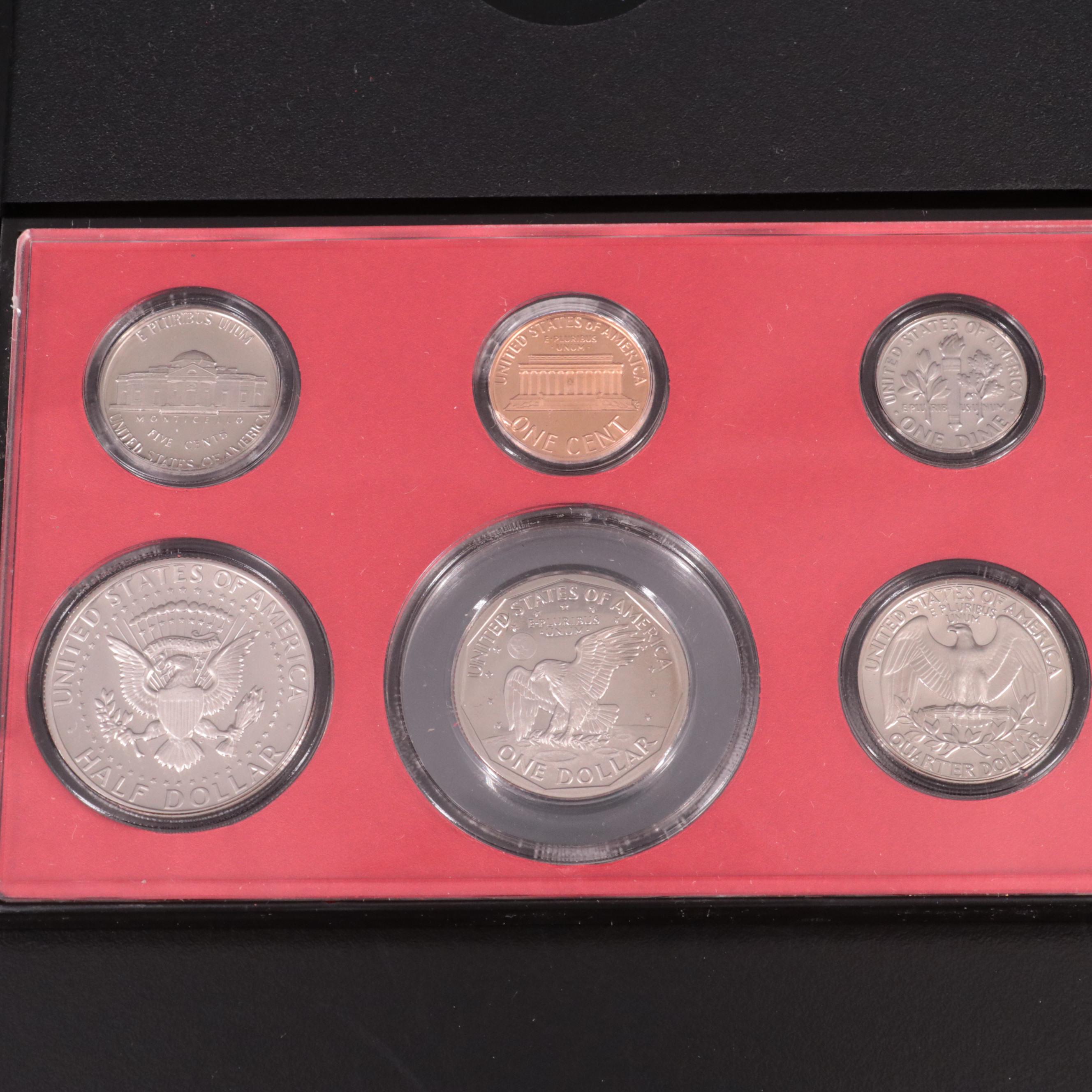 Sixteen U.S. Mint Proof Sets, 1970s