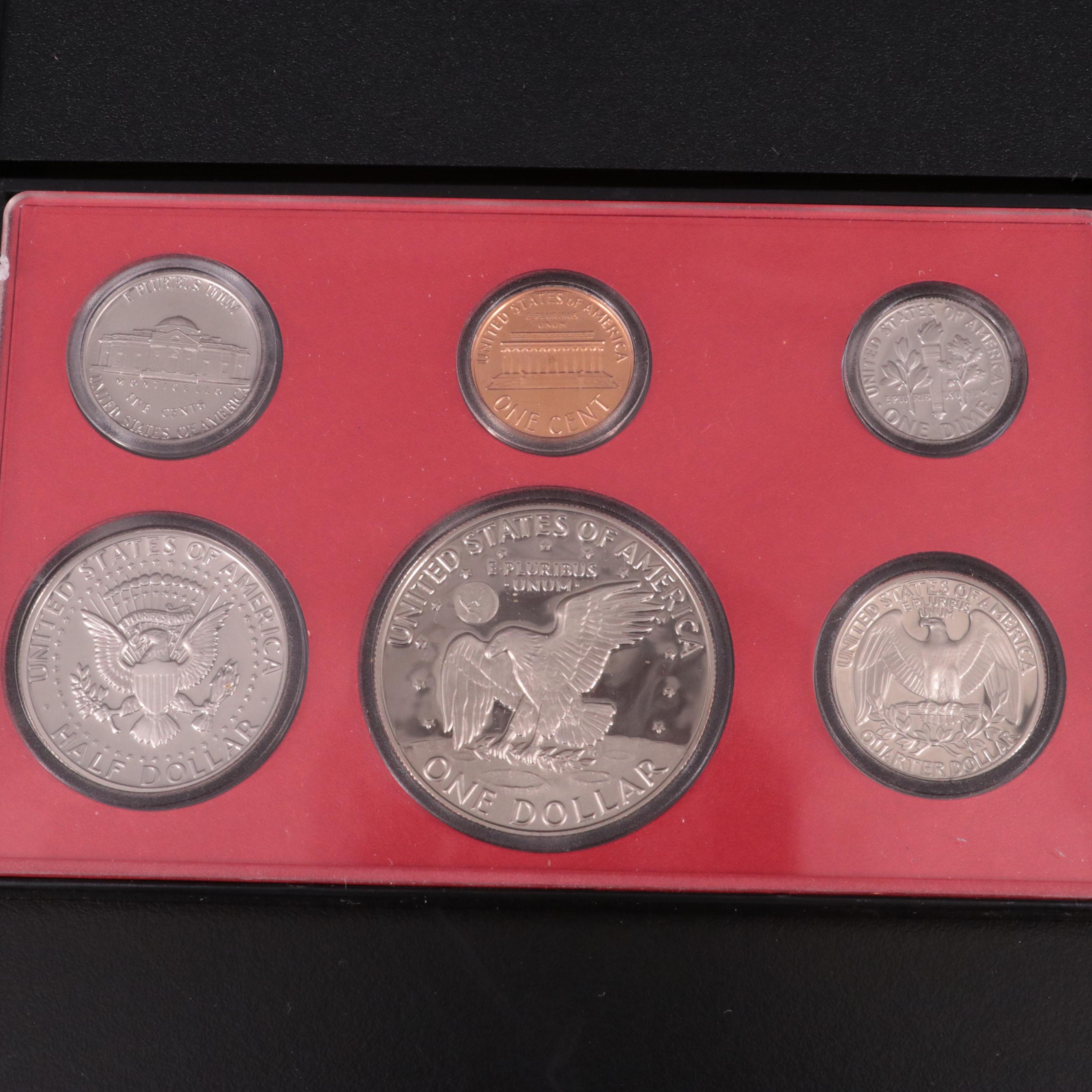 Sixteen U.S. Mint Proof Sets, 1970s