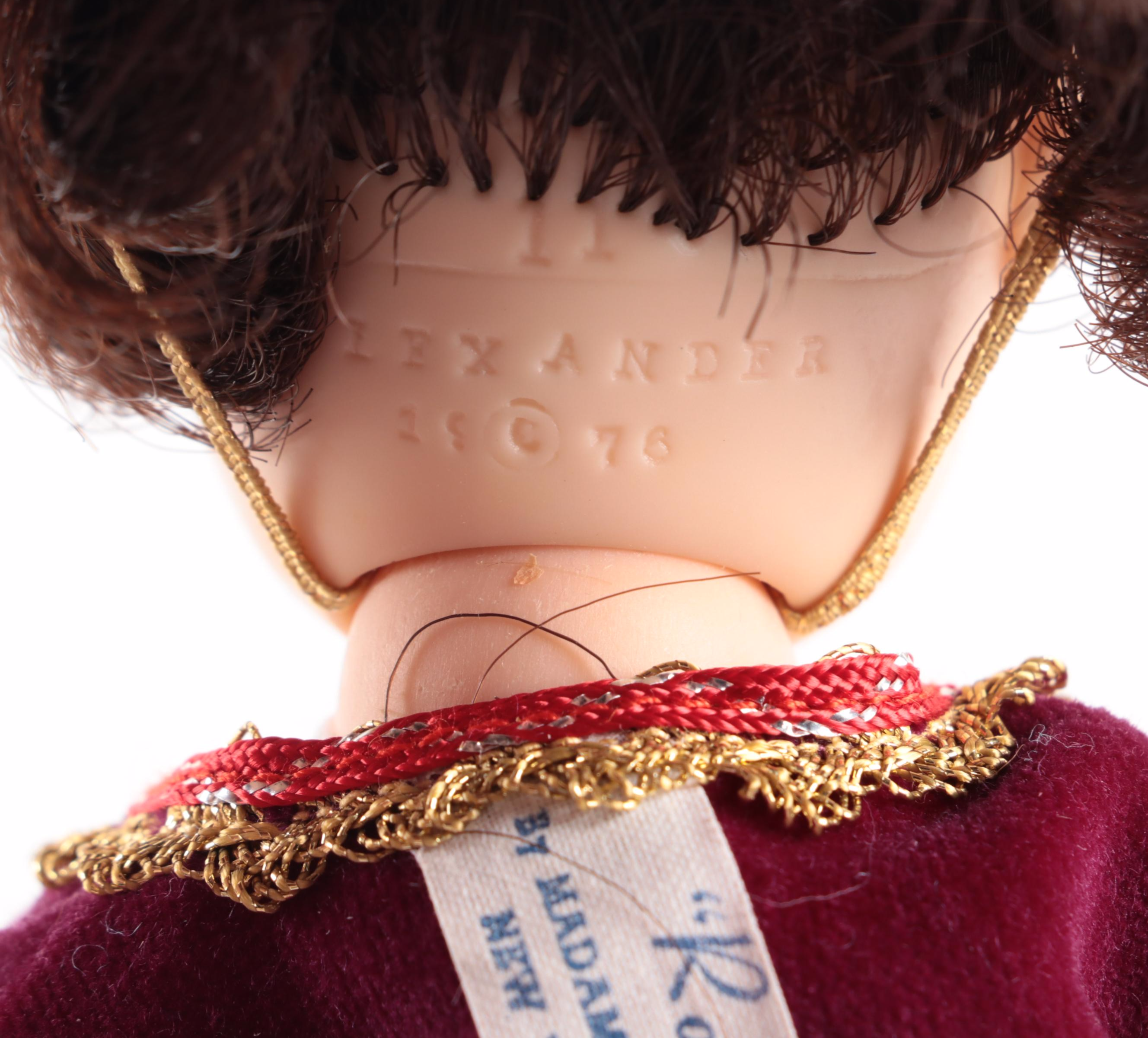 Madame Alexander "Cleopatra", "Lord Nelson", and Other Dolls, Late 20th Century