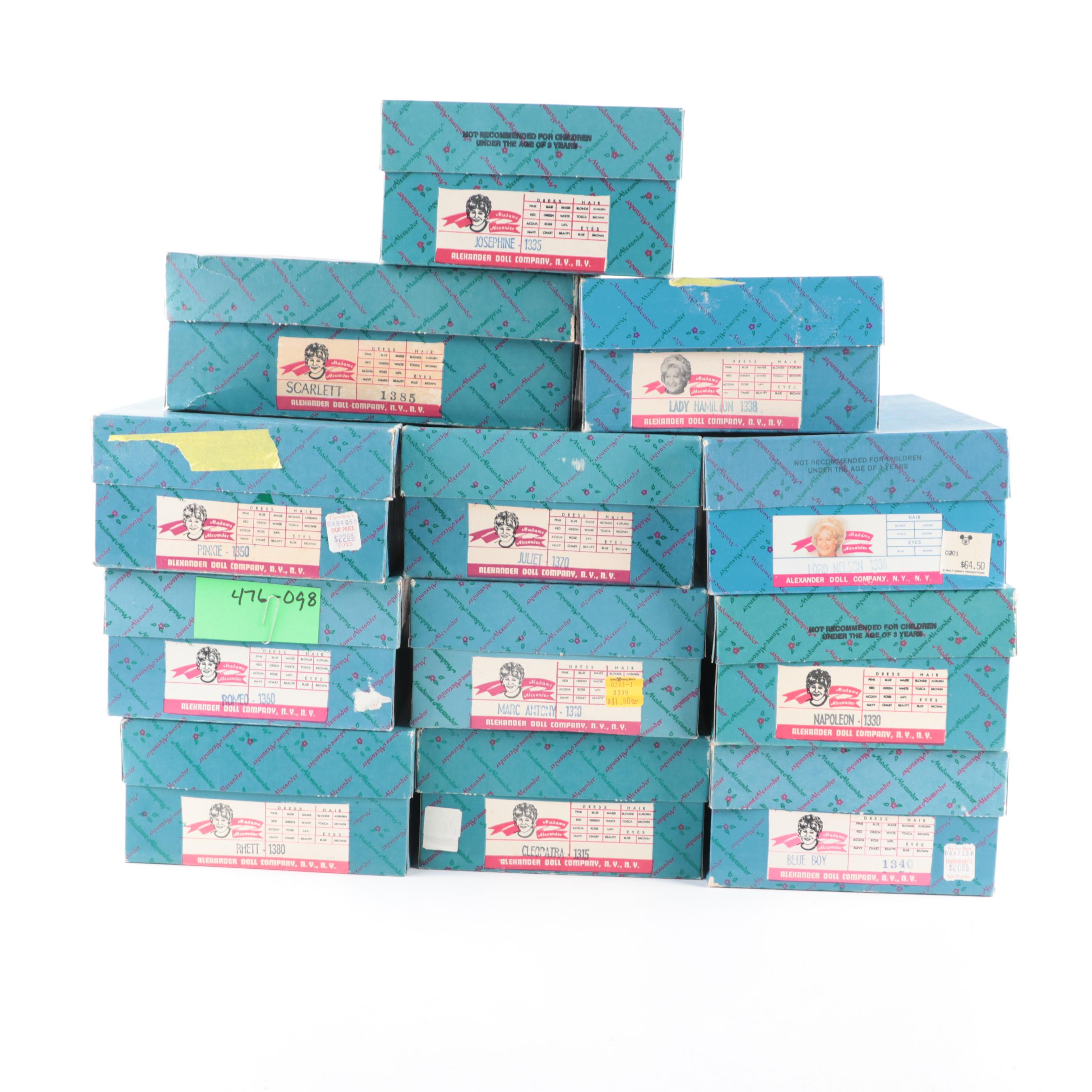 Madame Alexander "Cleopatra", "Lord Nelson", and Other Dolls, Late 20th Century