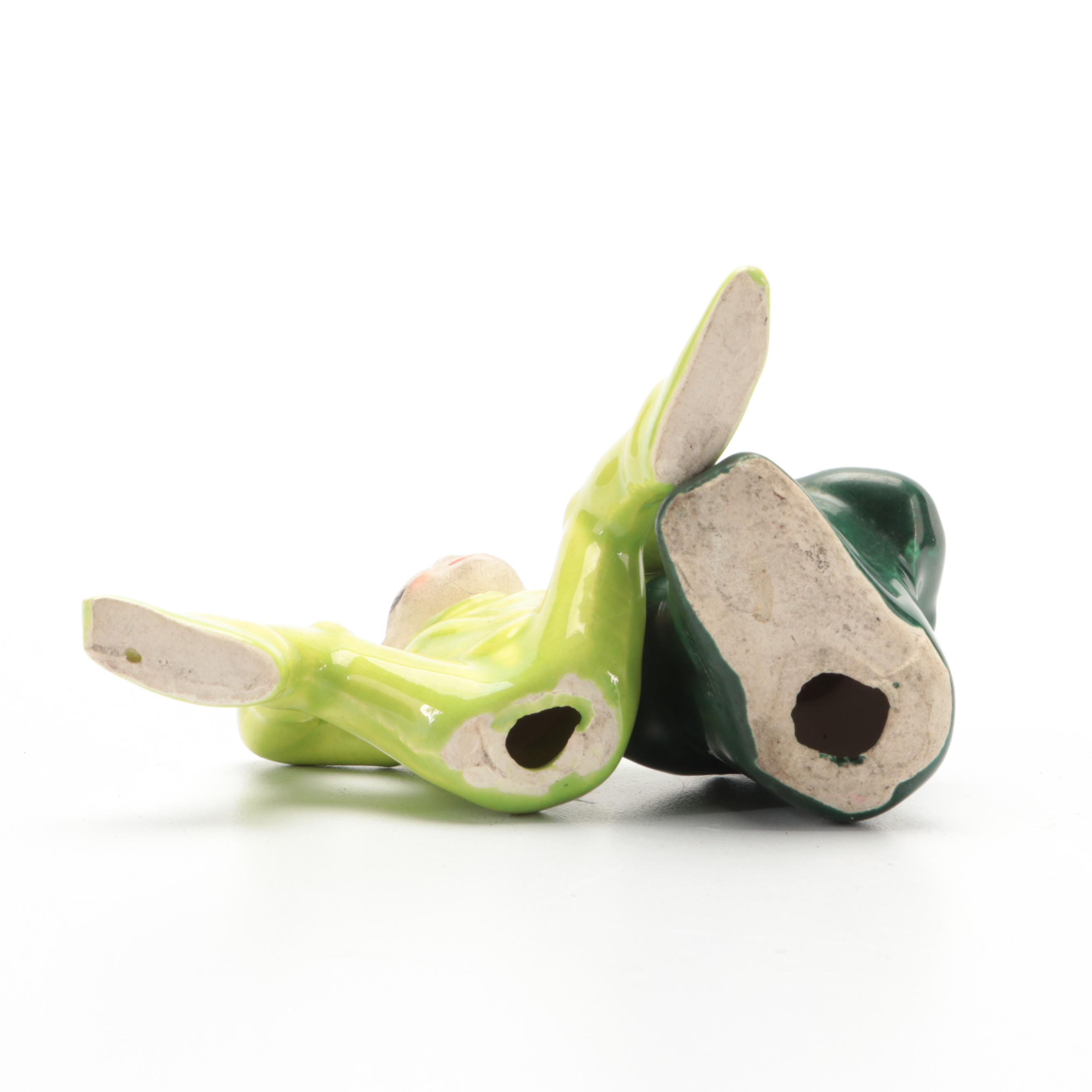 Gilner Californian Art Pottery Pixies with Mushroom Picks Collection