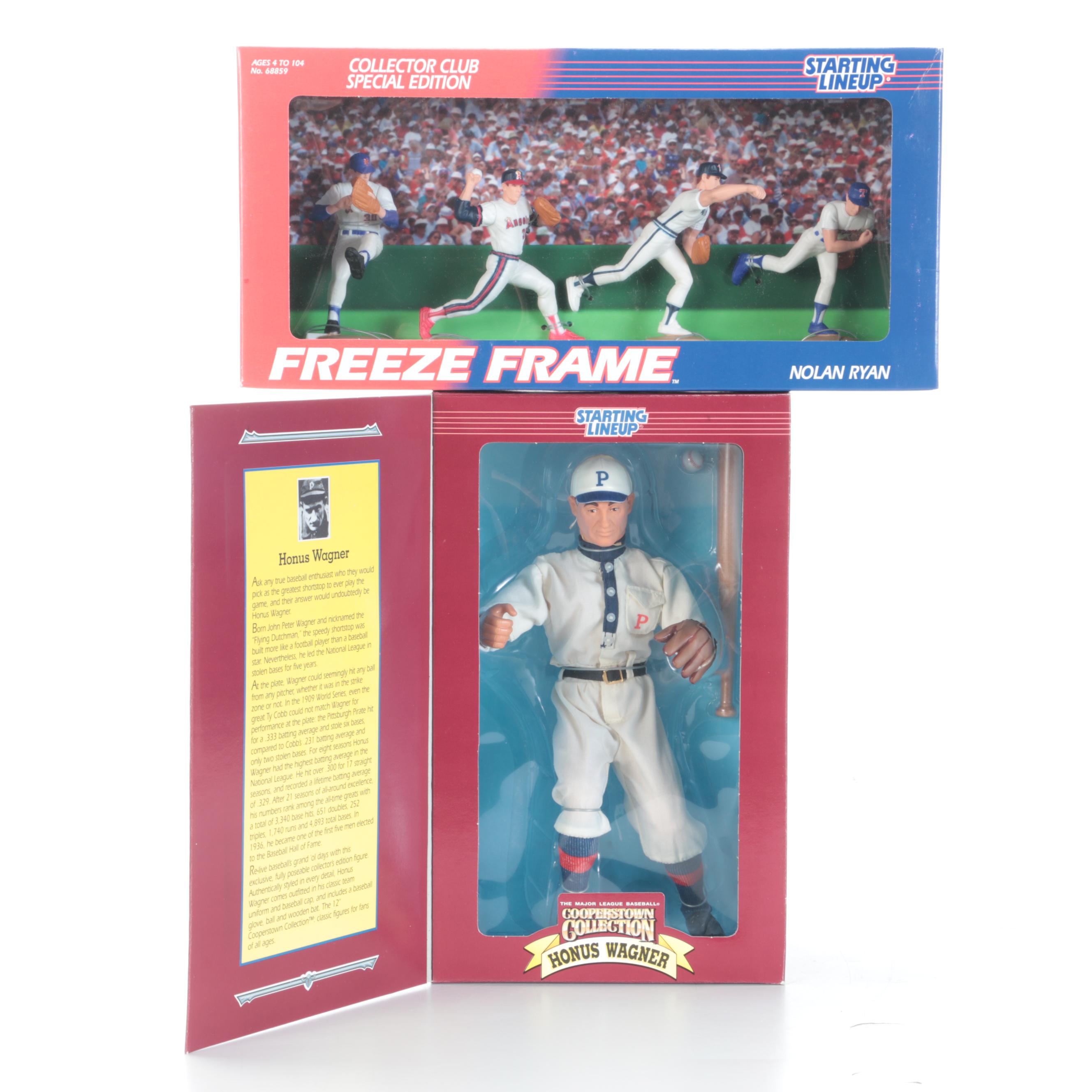 Sealed Starting Lineup Baseball Figures with Hank Aaron, Ty Cobb and More