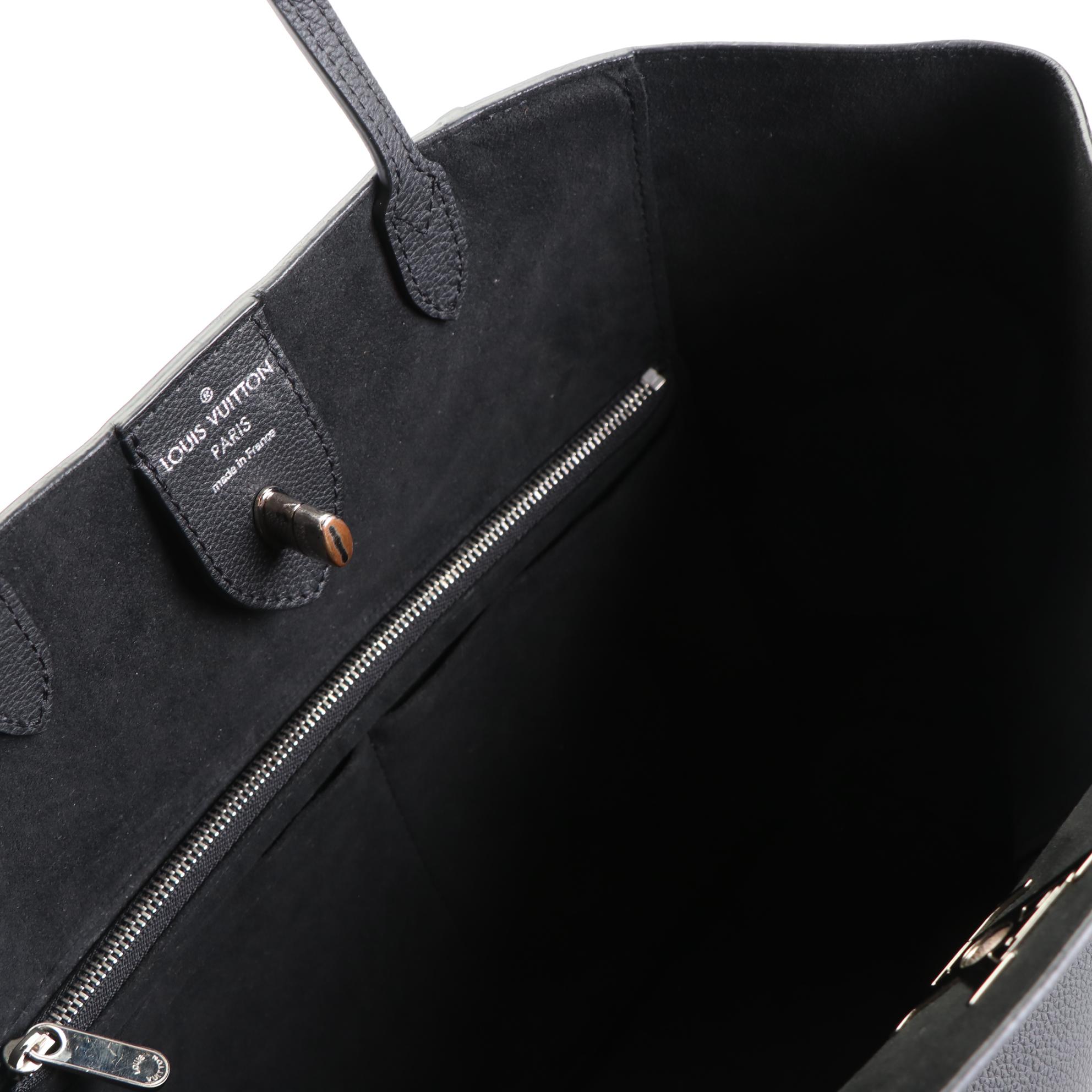 Louis Vuitton Lockme Cabas Tote in Grained Calfskin Leather