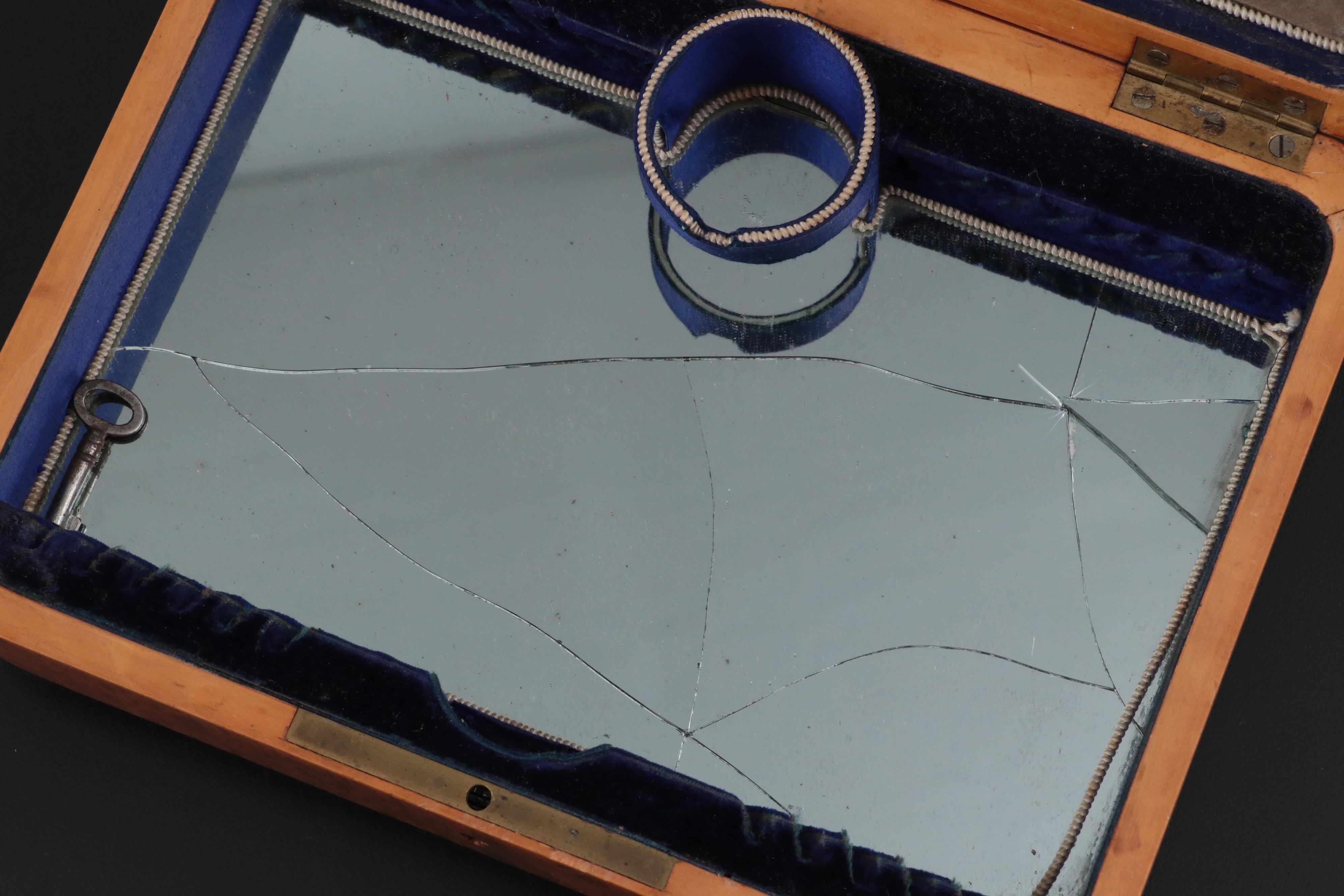 Dutch 833 Silver Demitasse Spoons with Strainer and Tongs in Burl Wood Case