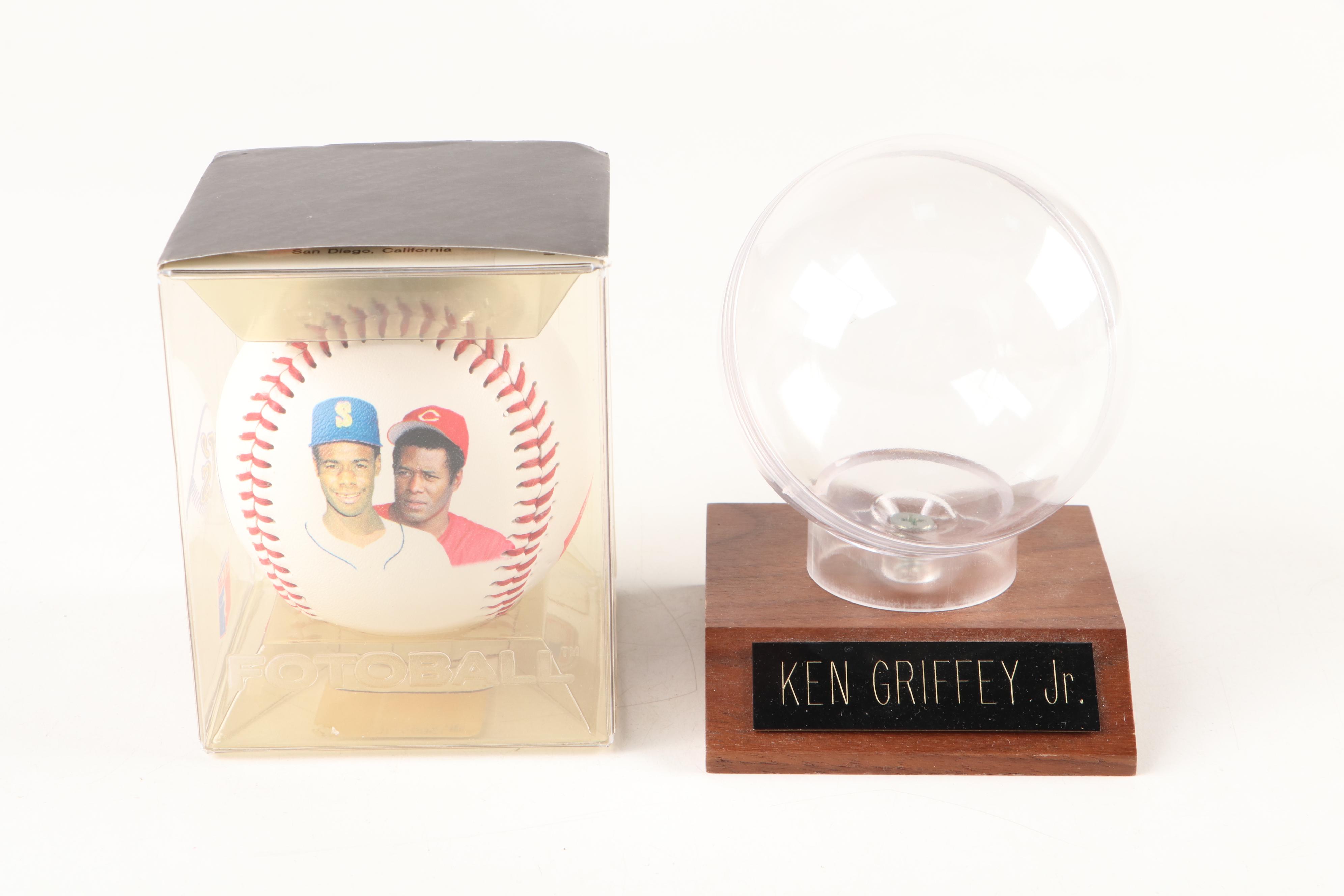 Ken Griffey Jr. Commemorative Baseball, Bradford Exchange Plates and More