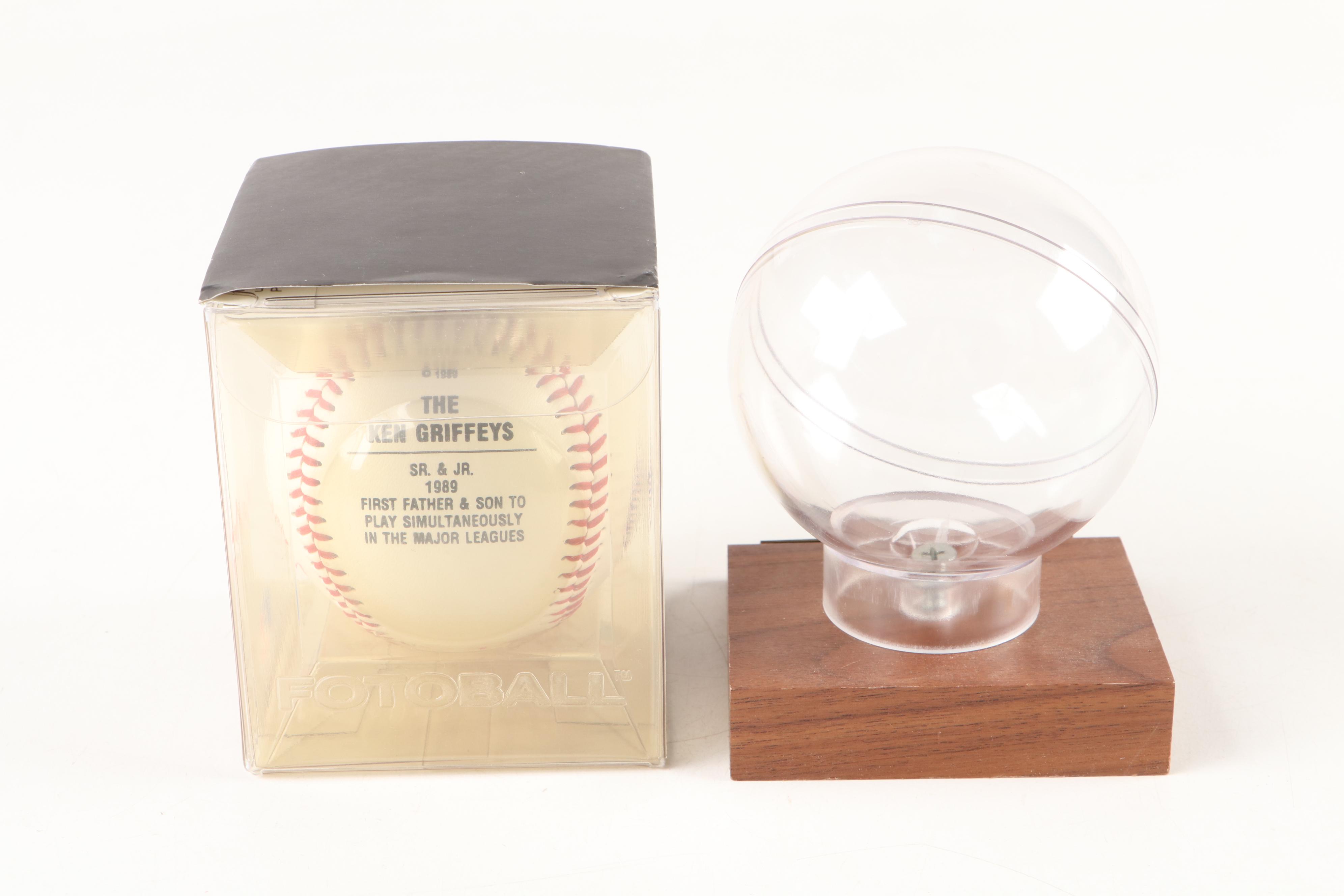 Ken Griffey Jr. Commemorative Baseball, Bradford Exchange Plates and More