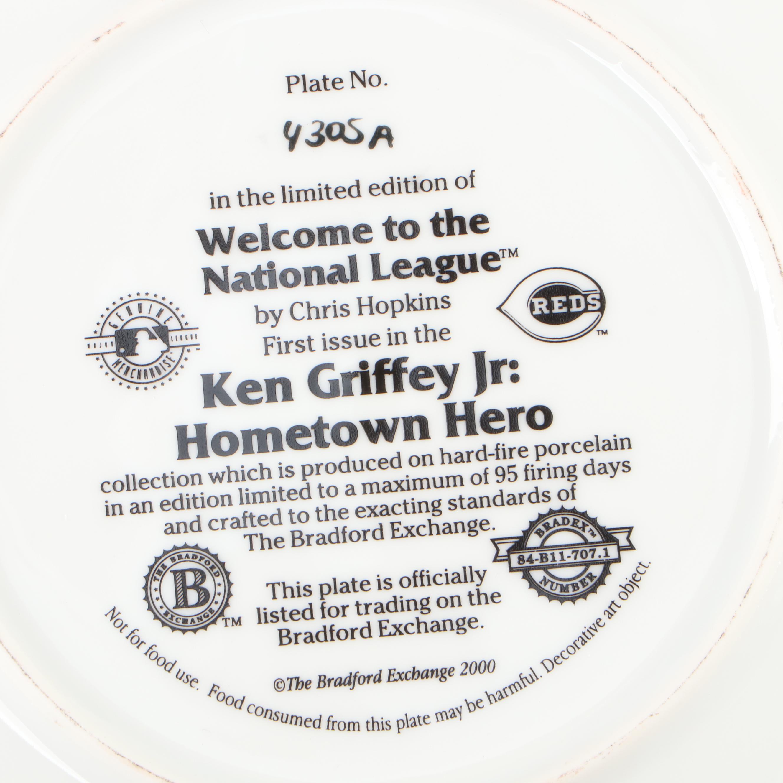 Ken Griffey Jr. Commemorative Baseball, Bradford Exchange Plates and More