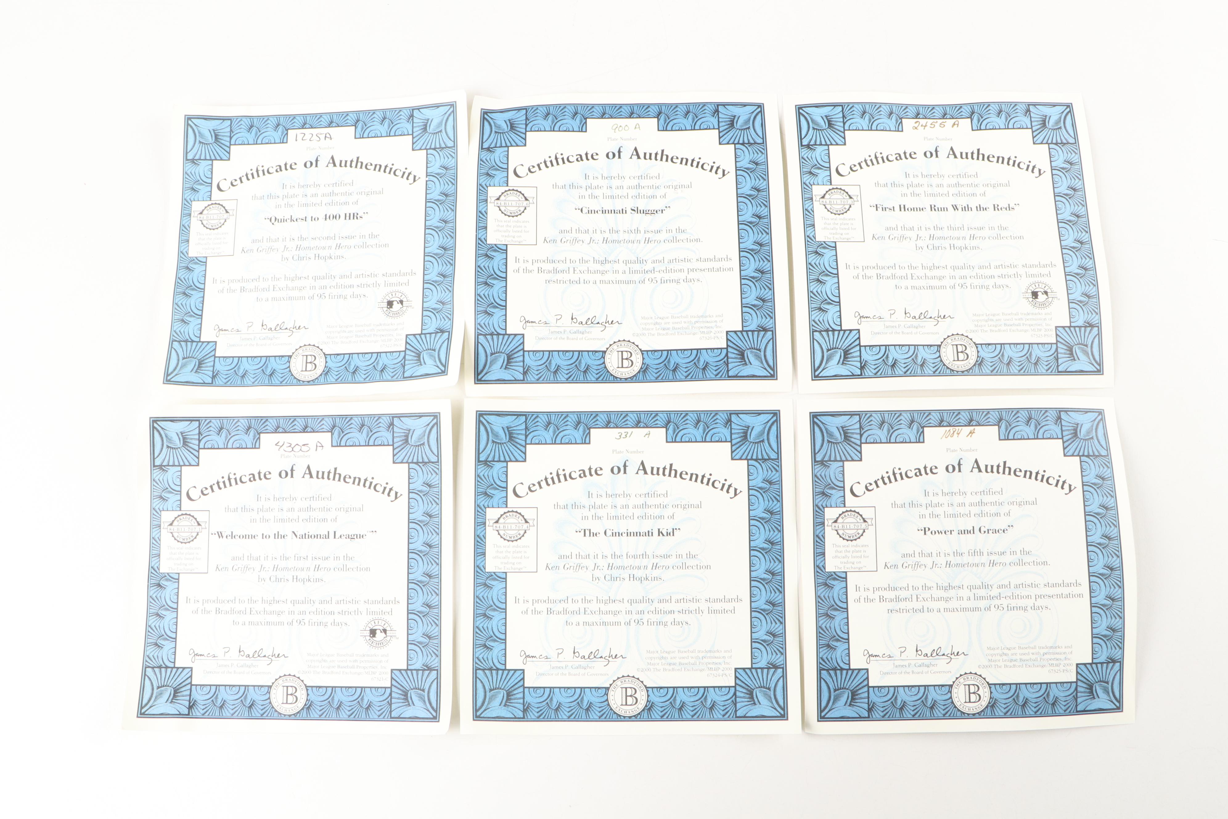 Ken Griffey Jr. Commemorative Baseball, Bradford Exchange Plates and More