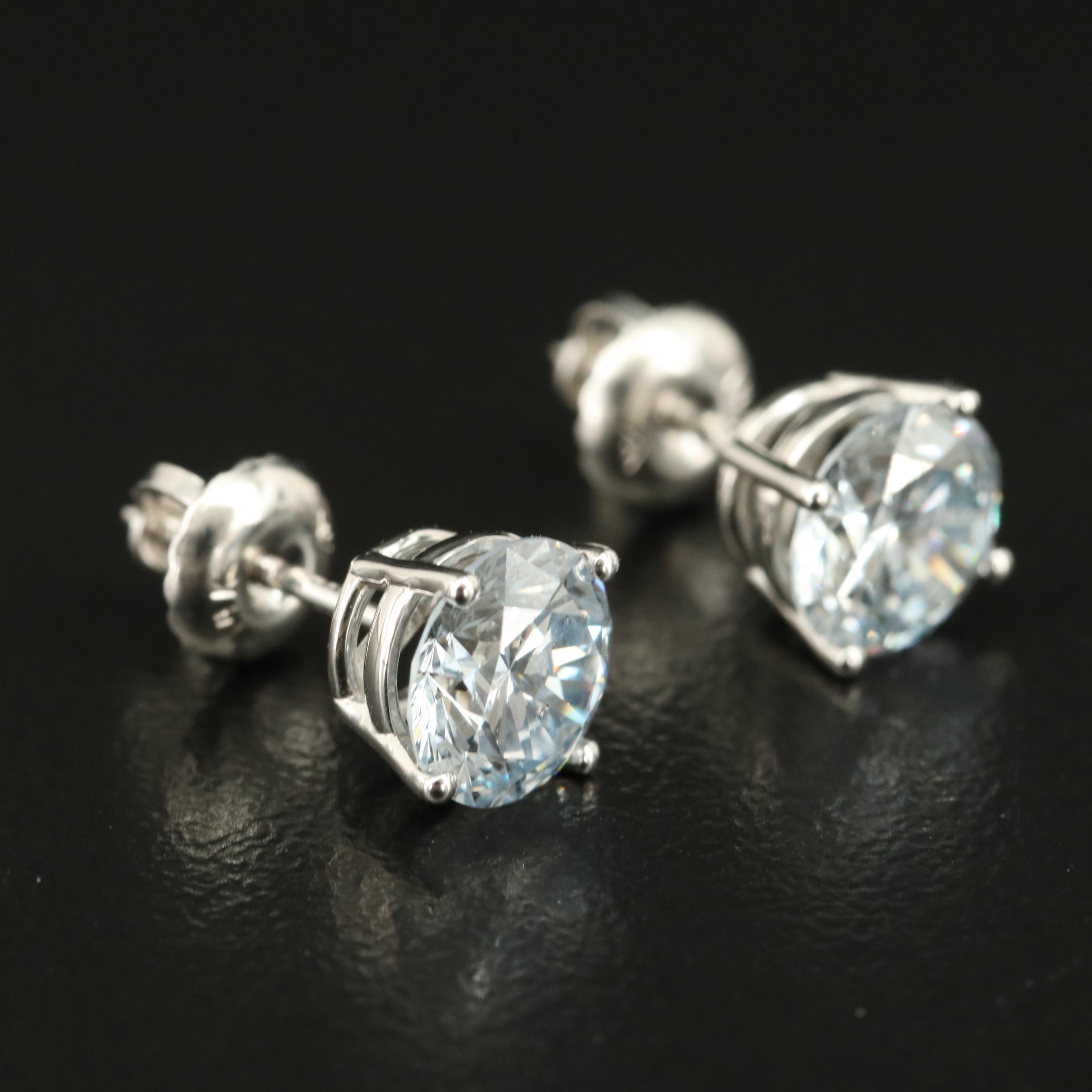 14K 2.00 CTW Lab Grown Diamond Stud Earrings