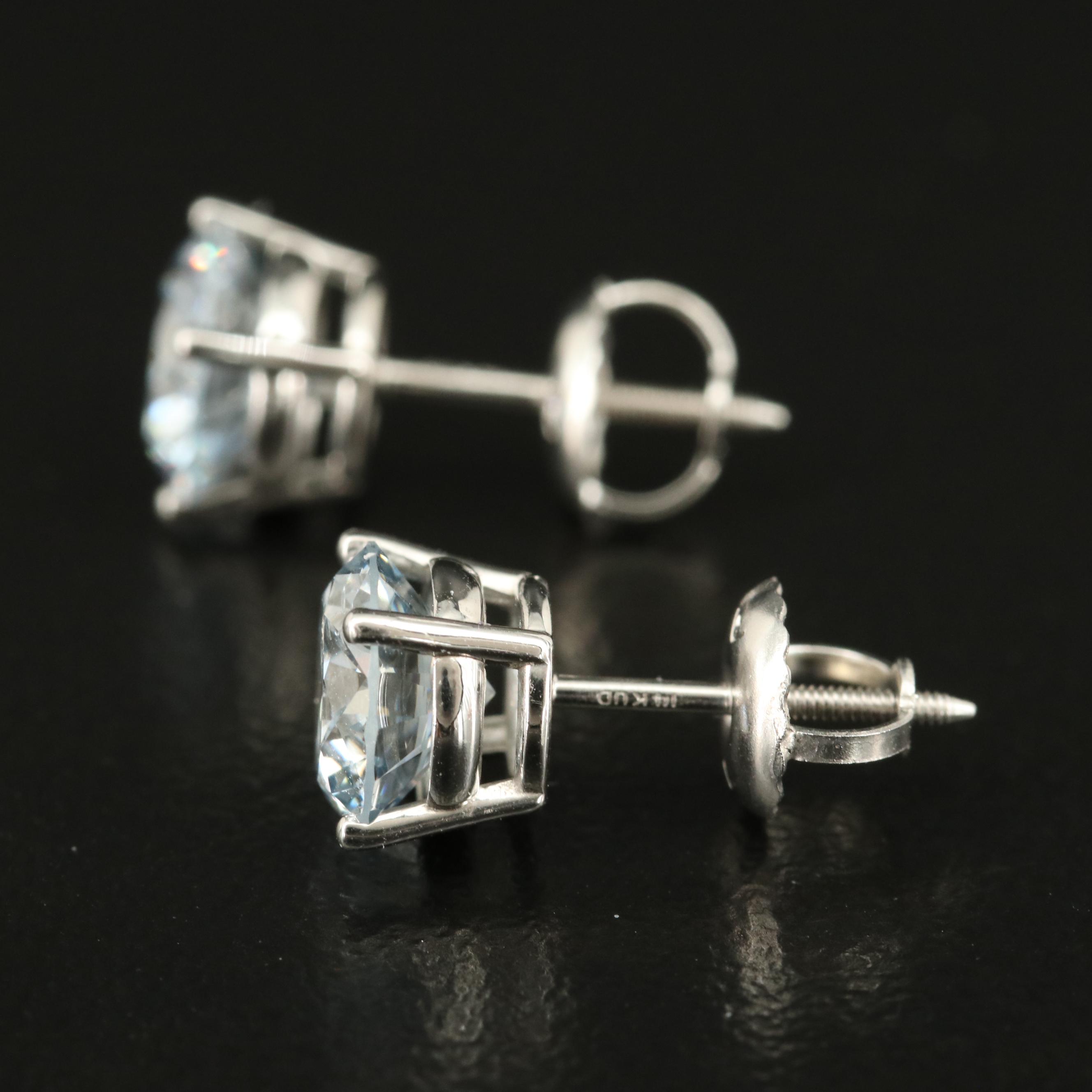 14K 2.00 CTW Lab Grown Diamond Stud Earrings