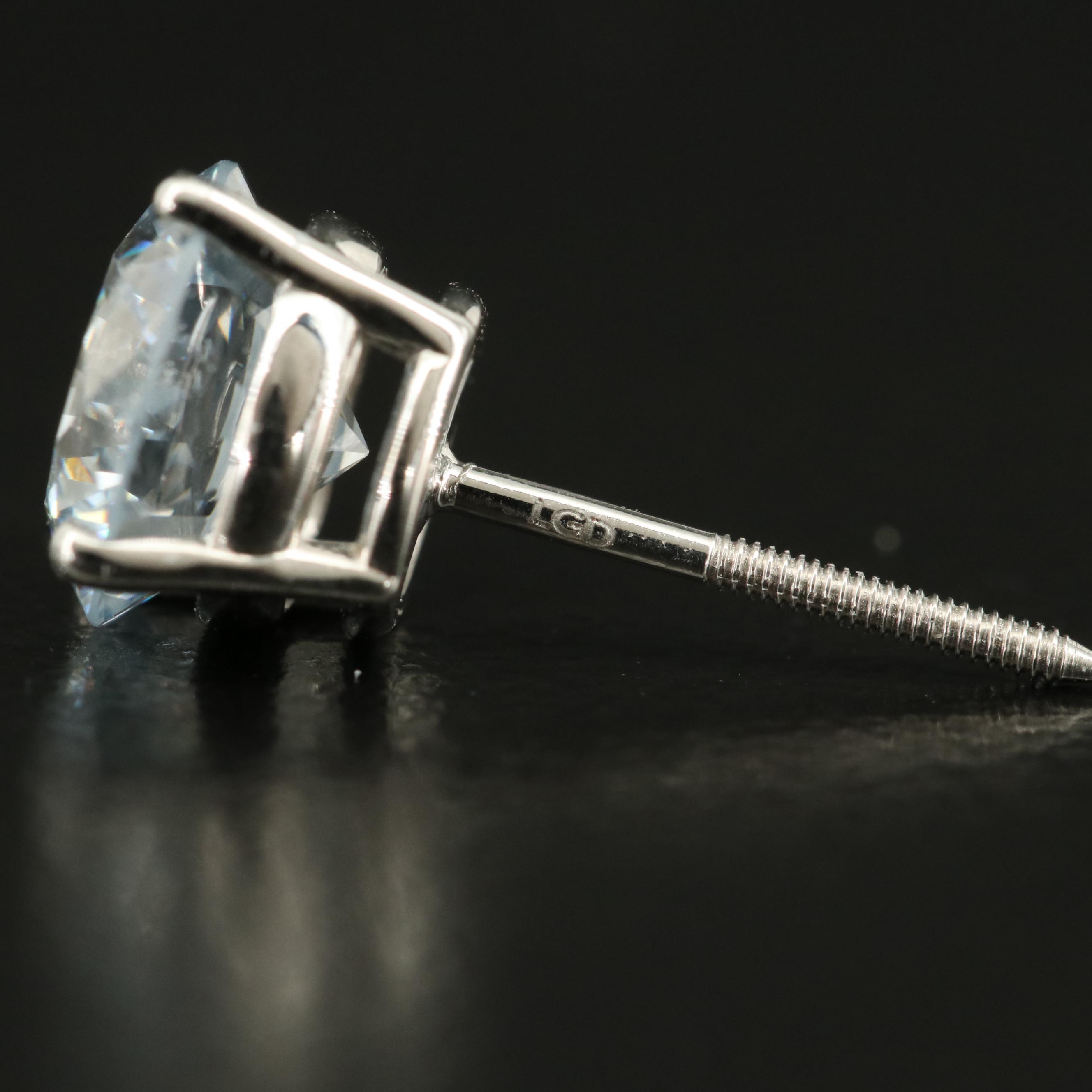 14K 2.00 CTW Lab Grown Diamond Stud Earrings