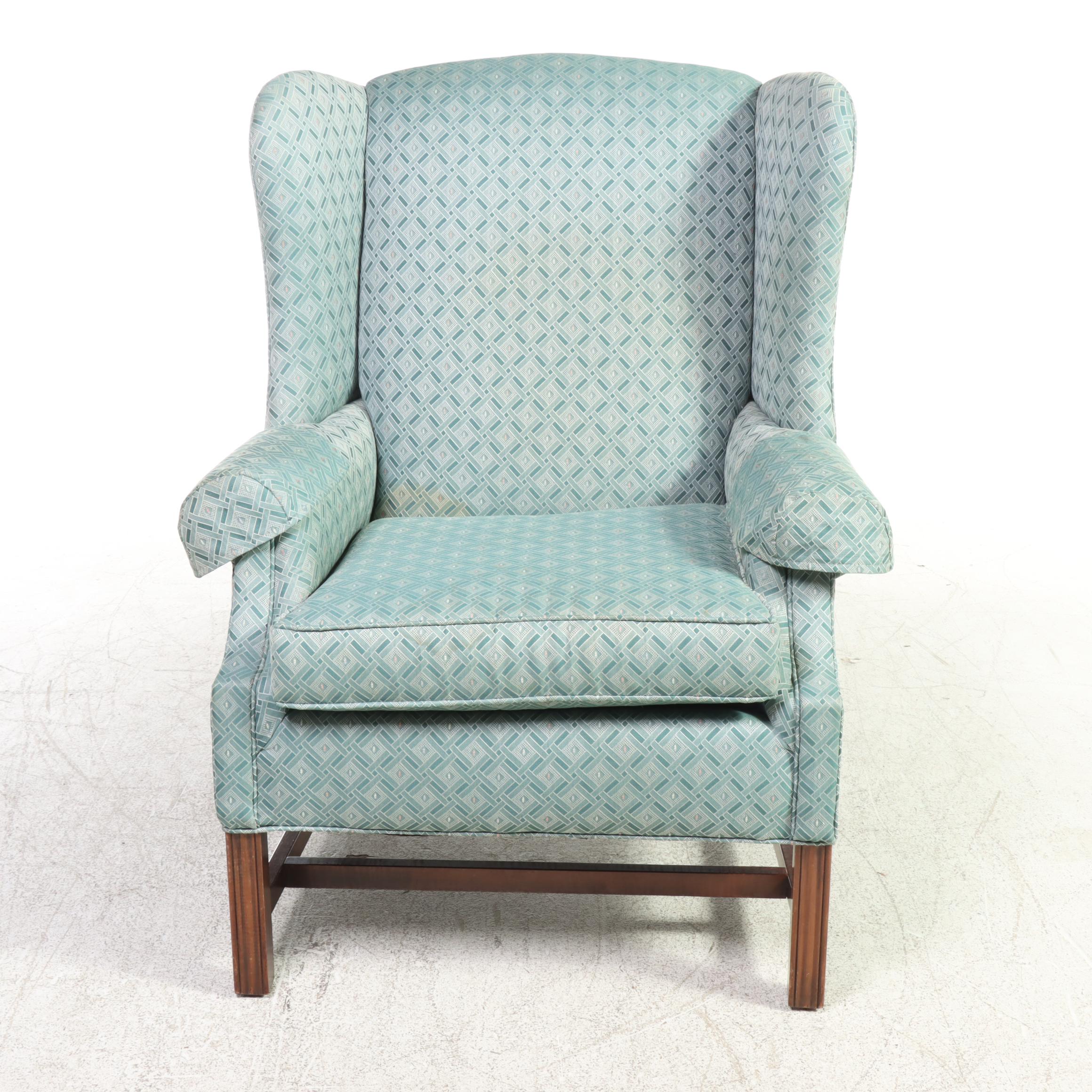 Designer Studio Options Custom-Upholstered Wingback Armchair