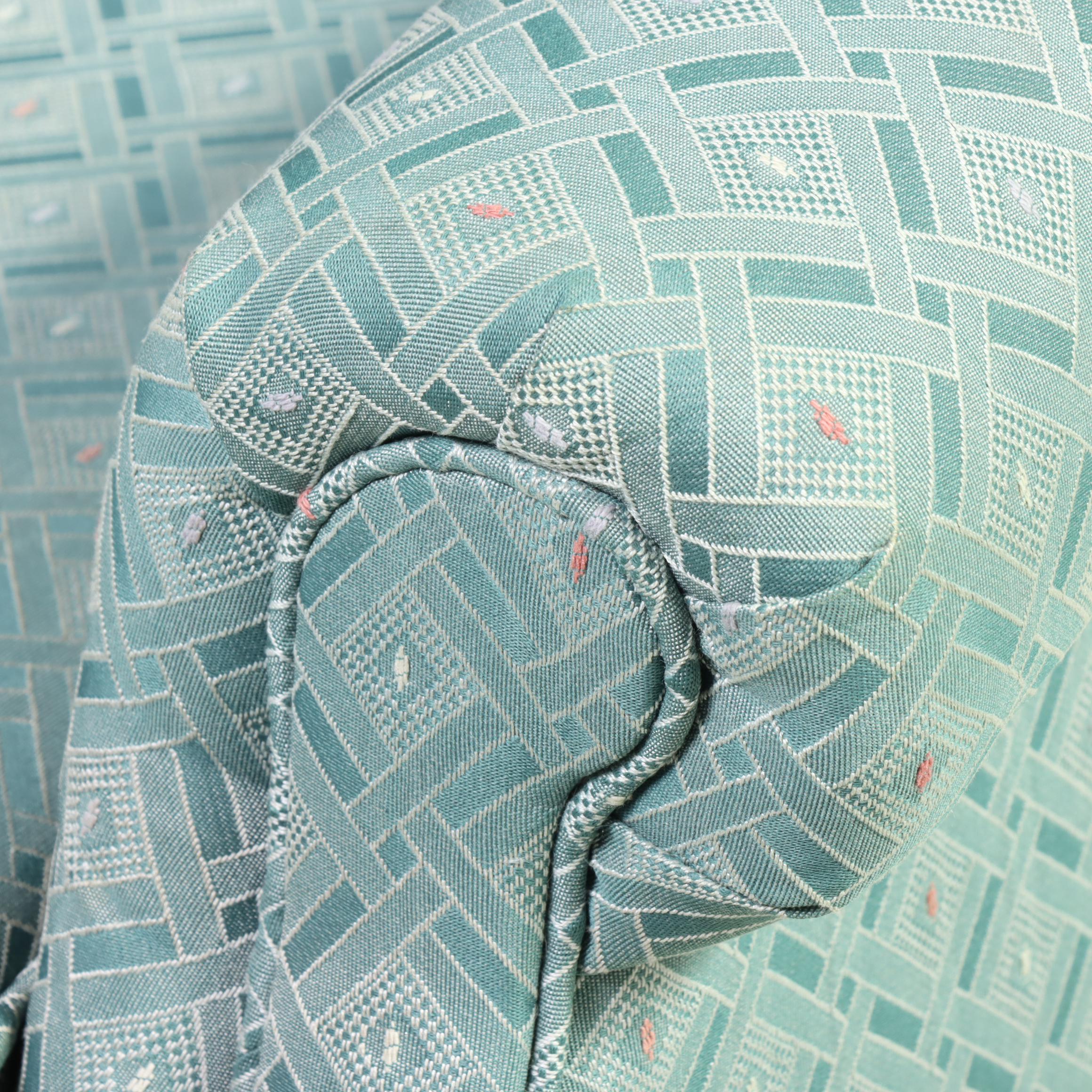 Designer Studio Options Custom-Upholstered Wingback Armchair