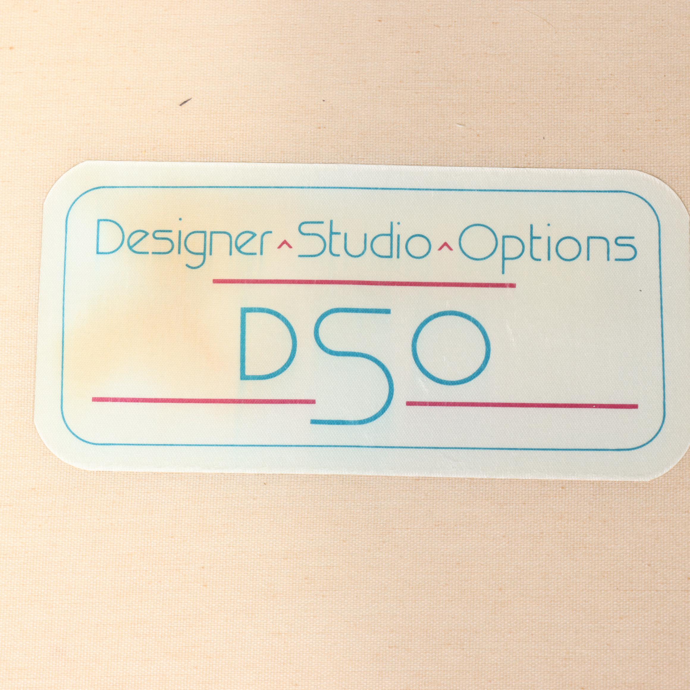 Designer Studio Options Custom-Upholstered Wingback Armchair