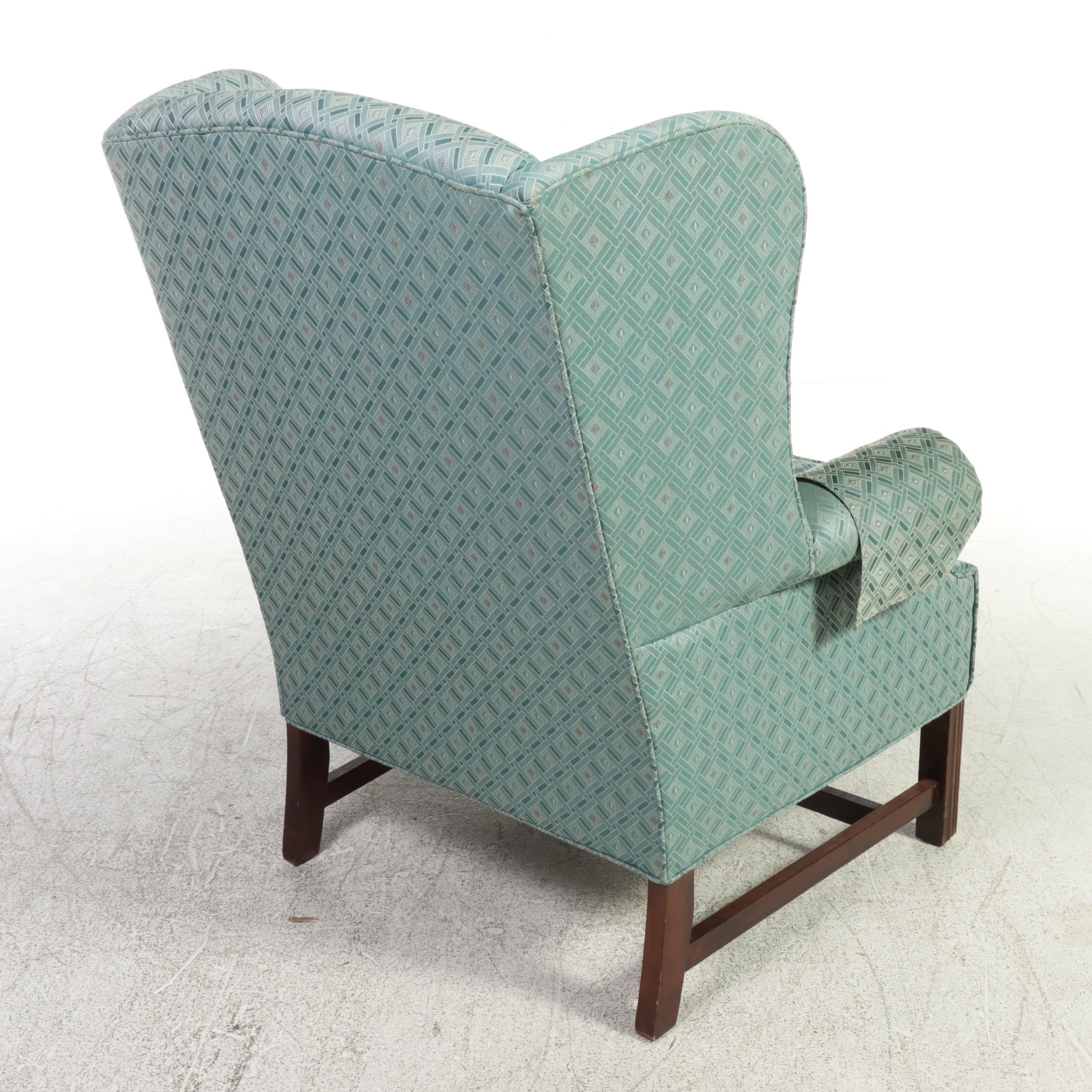 Designer Studio Options Custom-Upholstered Wingback Armchair