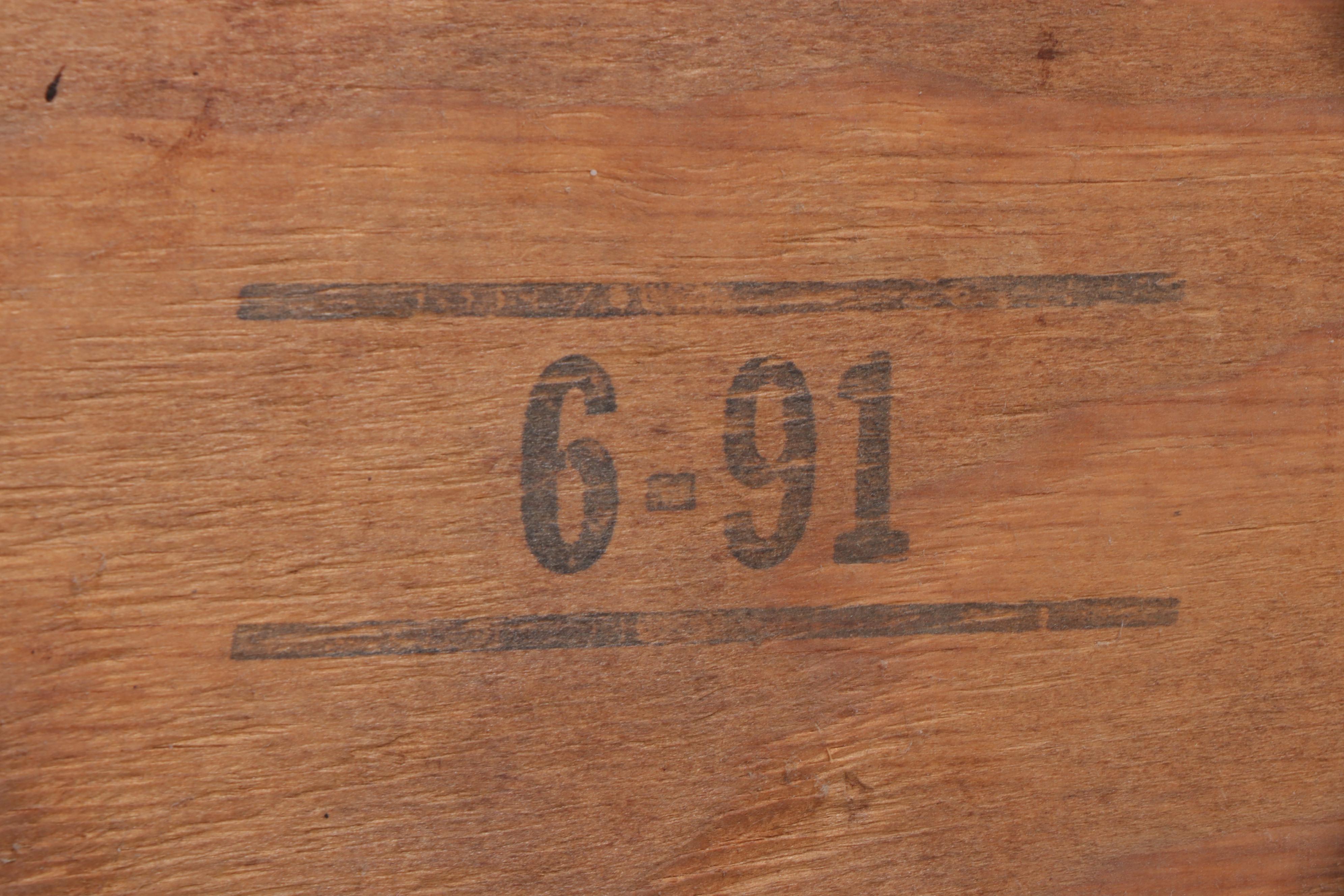 Rustic Pine Two-Drawer Cabinet, Late 20th Century