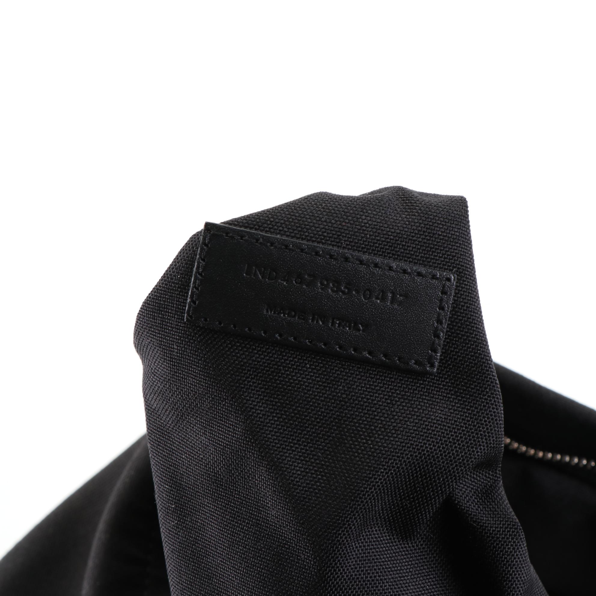 Saint Laurent City Backpack in Gold Star Embellished Black Canvas