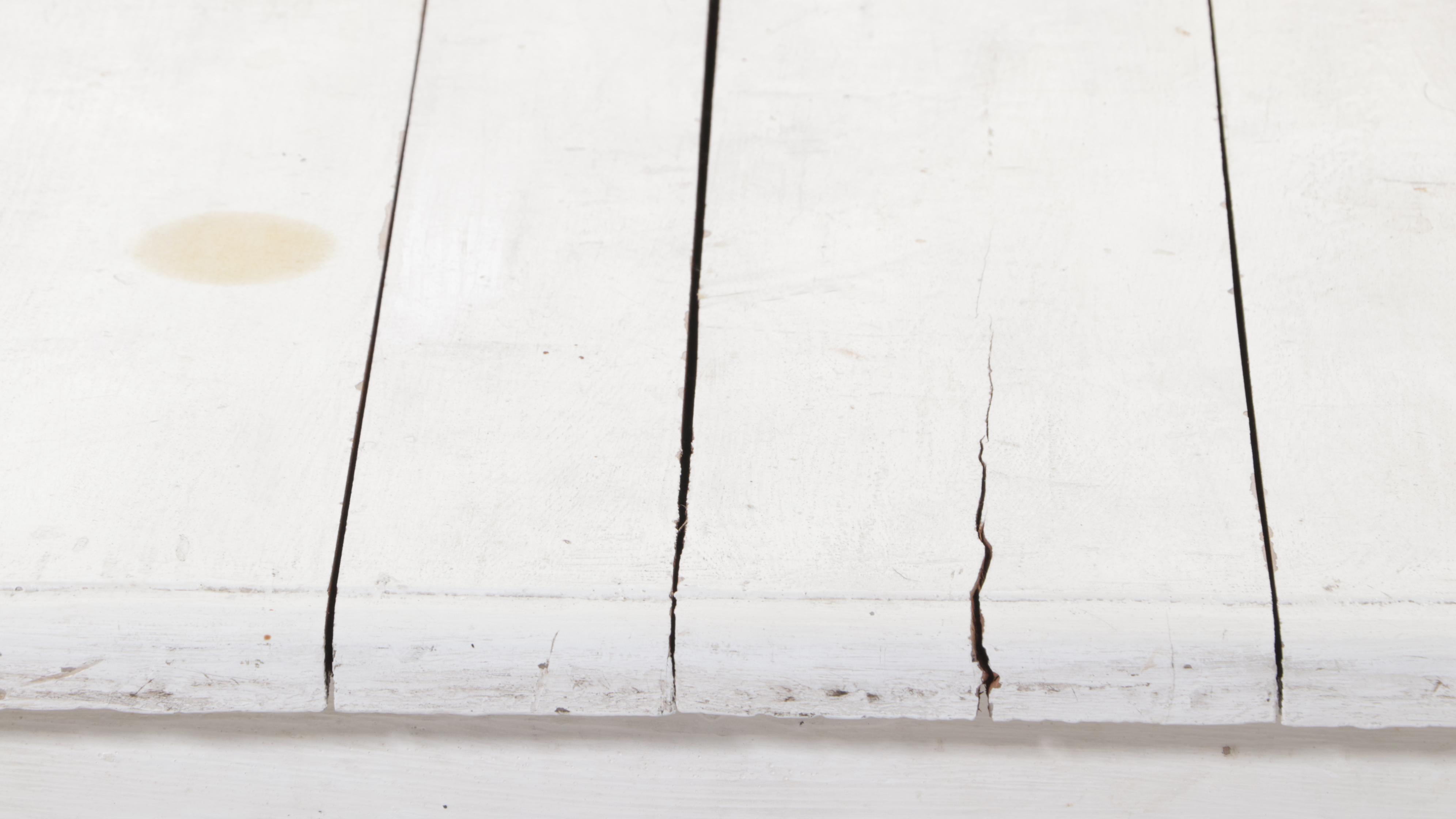 White-Painted Wooden Coffee Table