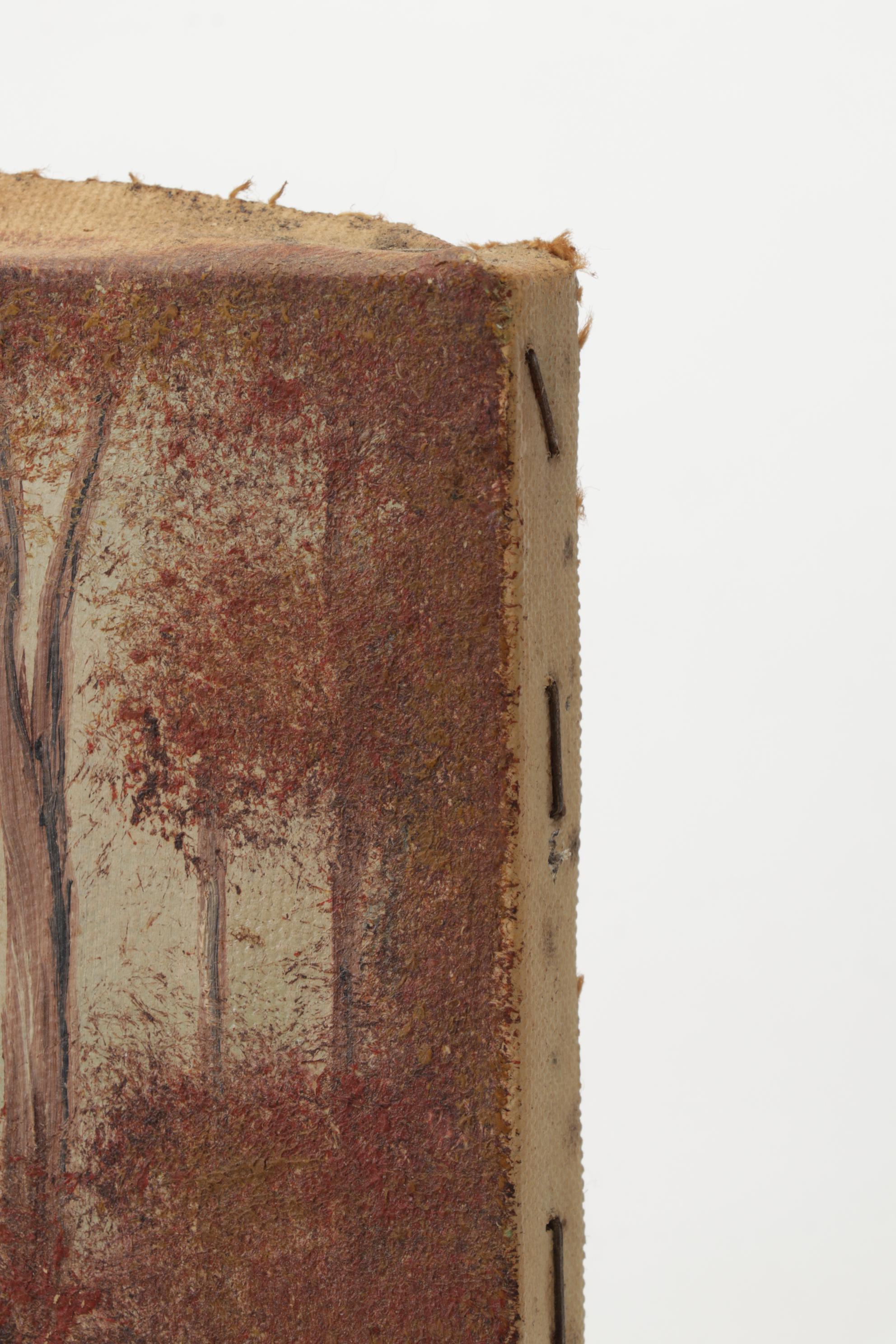 G. Morgan Oil Painting of Rock City Barn Advertisement, 1987