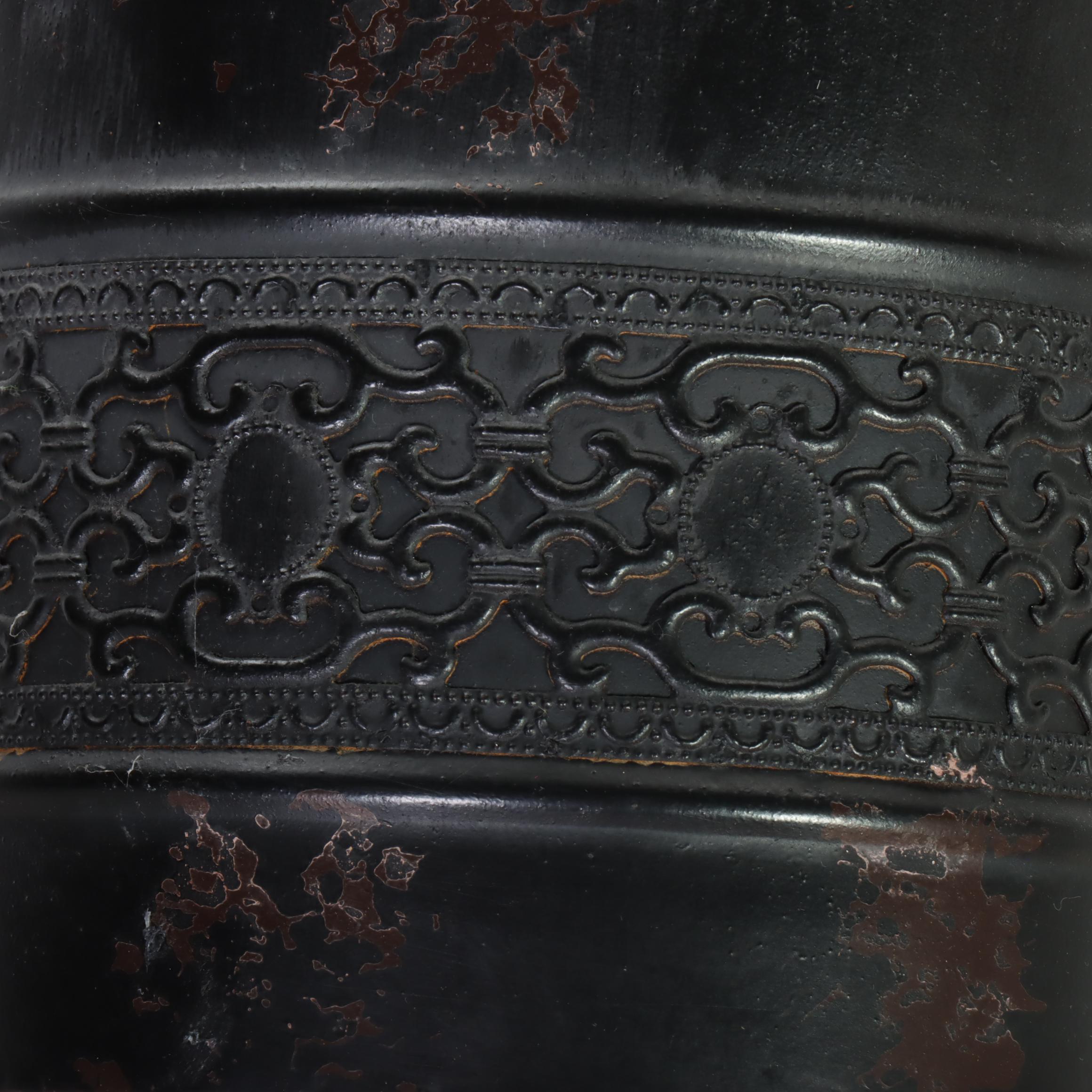 Artificial Sunflower Arrangement in Patinated Metal Floor Vase