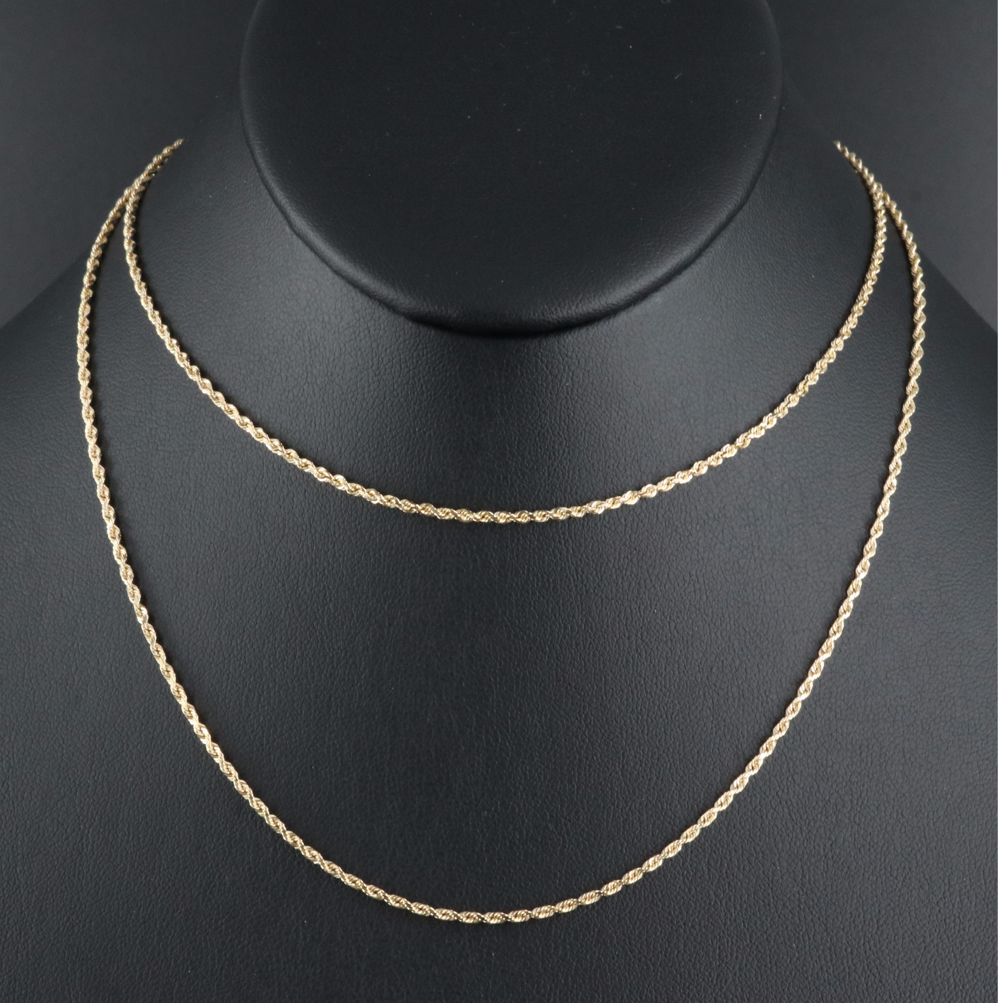 14K Rope Chain Necklace
