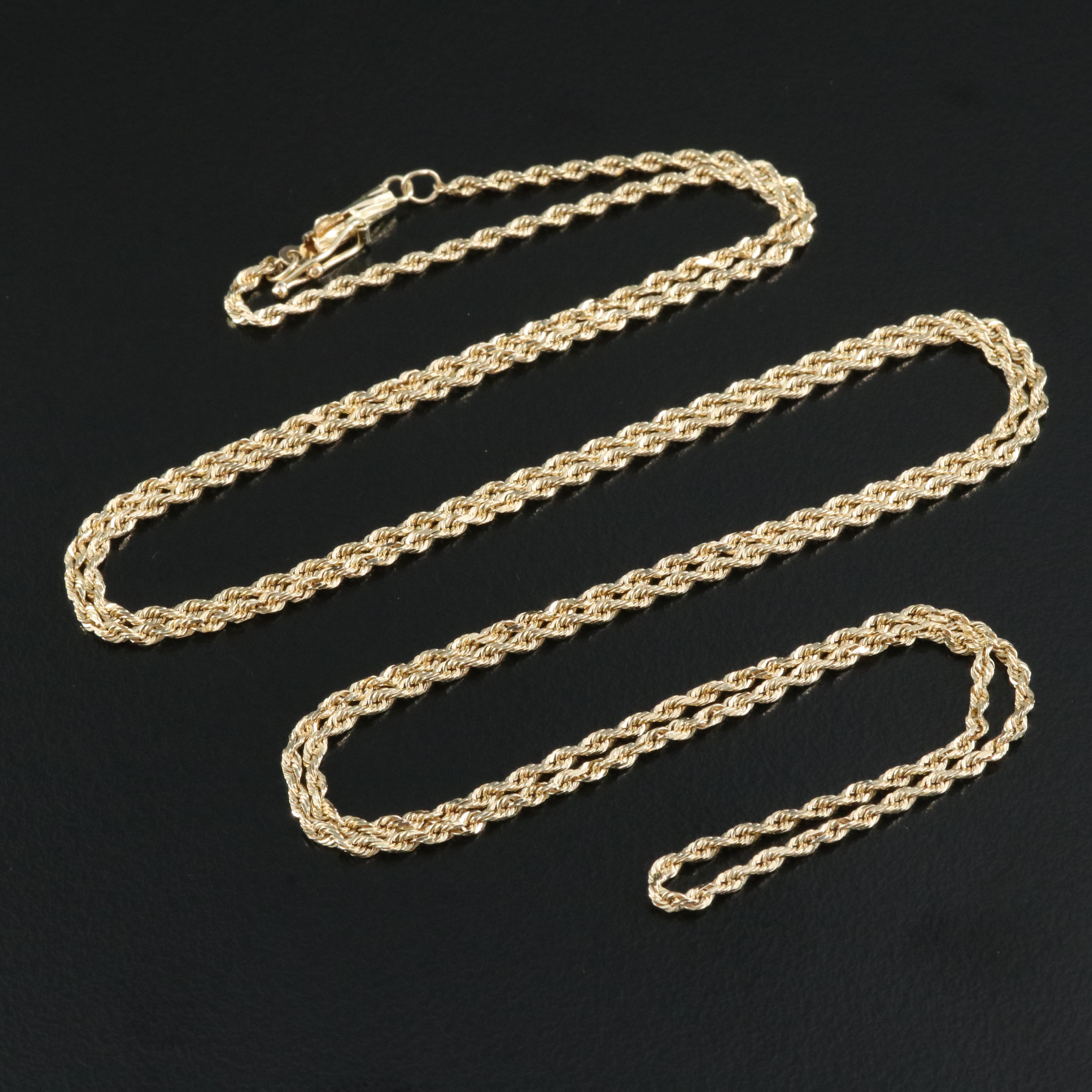 14K Rope Chain Necklace