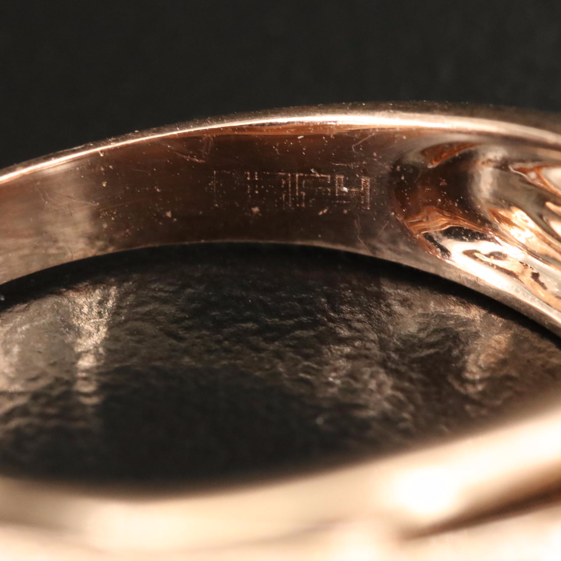 EFFY 14K Rose Gold 0.96 CTW Diamond Crossover Ring