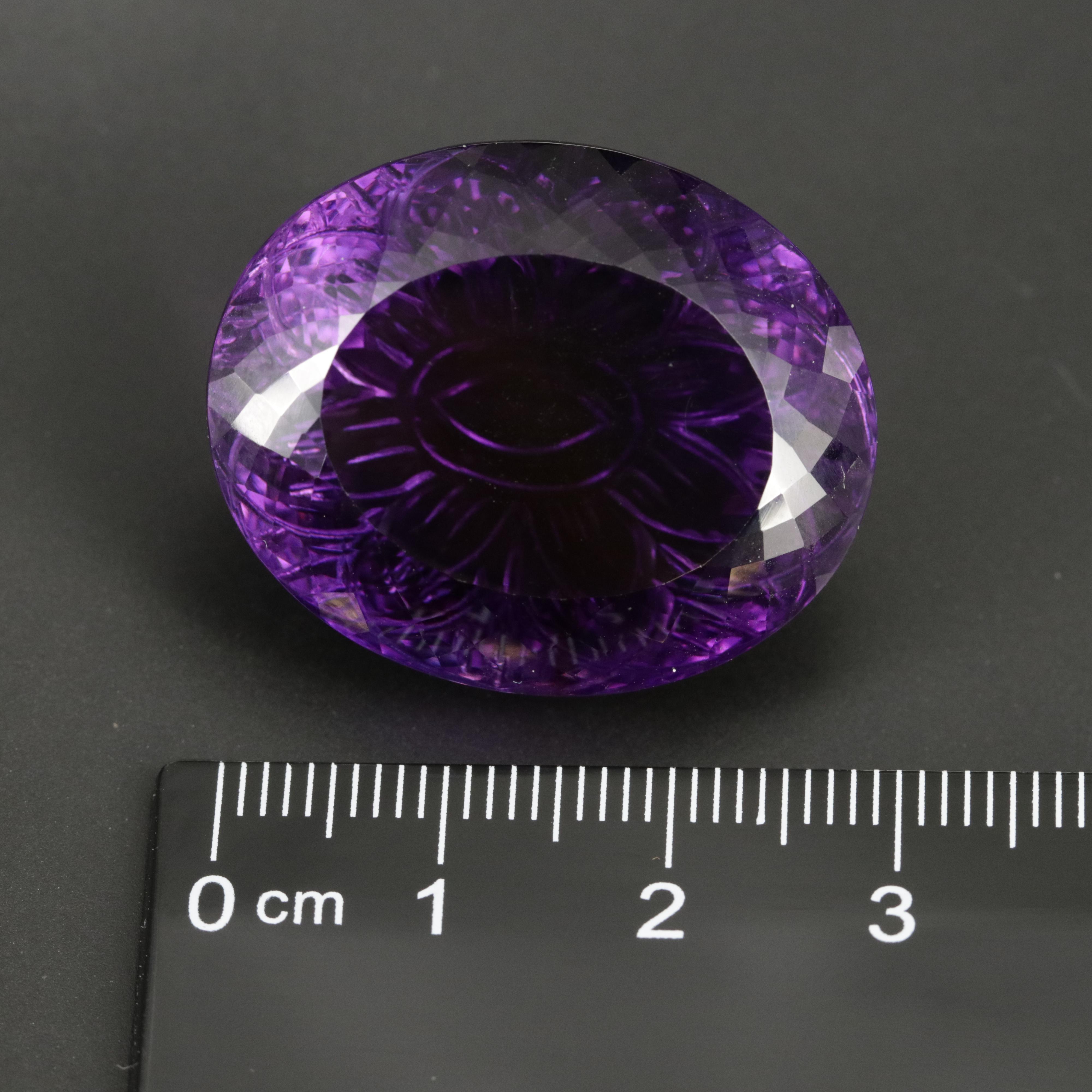 Loose 76.42 CT Amethyst