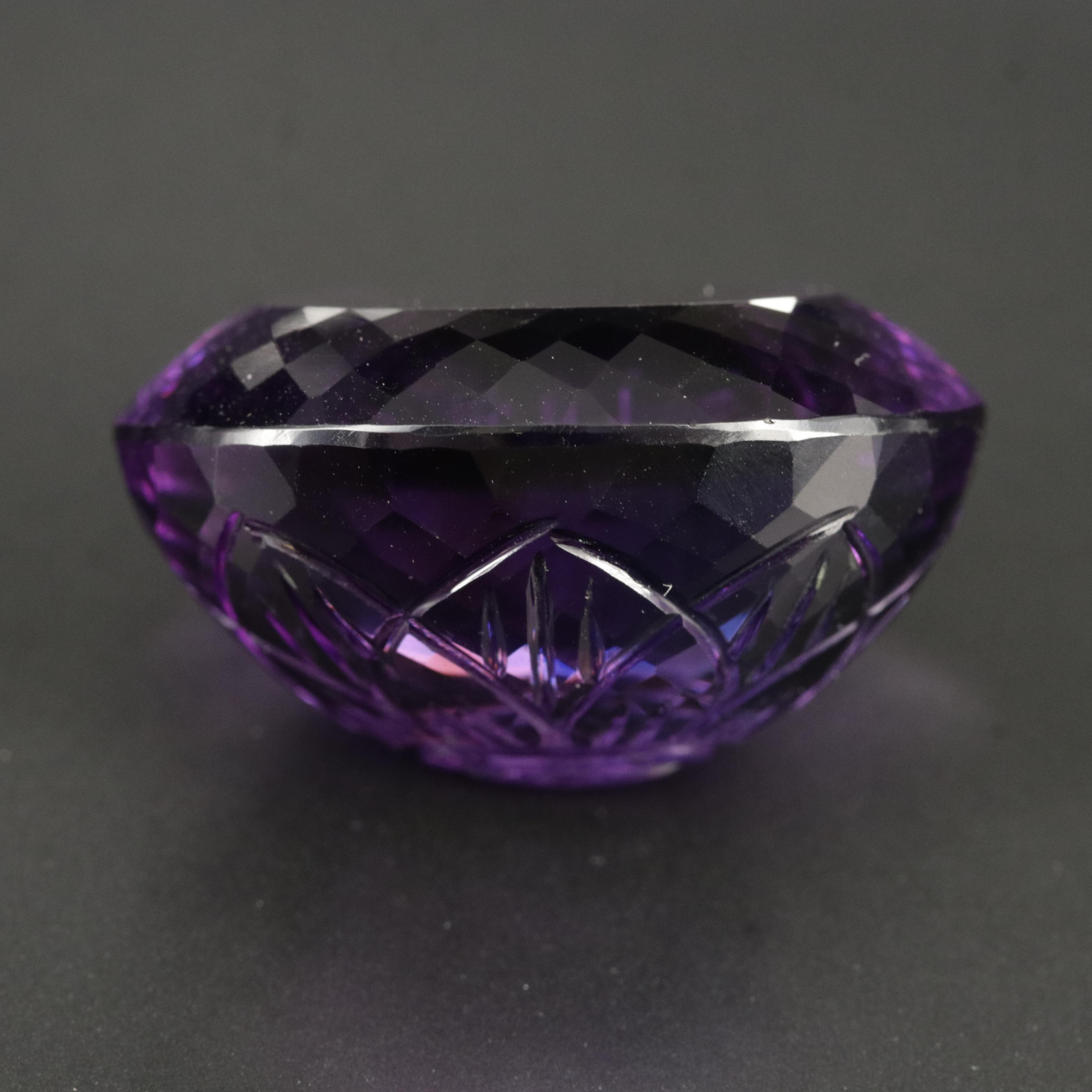 Loose 76.42 CT Amethyst
