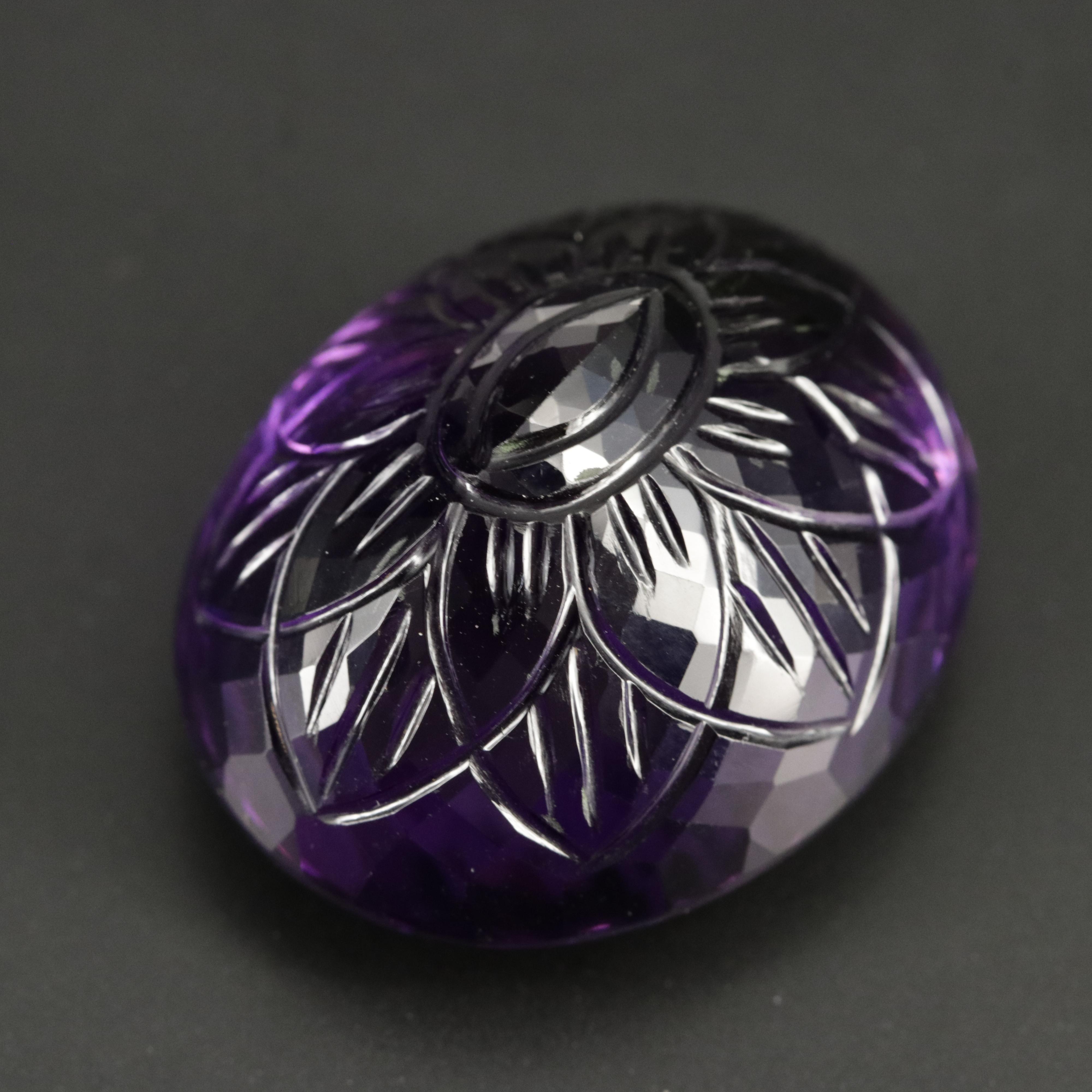 Loose 76.42 CT Amethyst