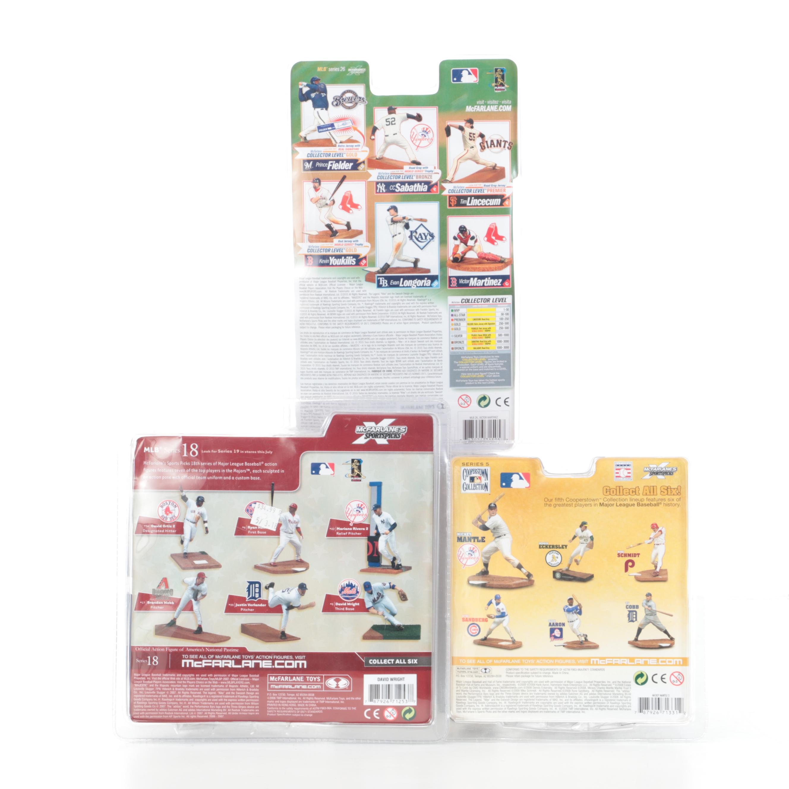 Sealed Macfarlane Baseball Action Figures, All-Star Game Baseballs and More