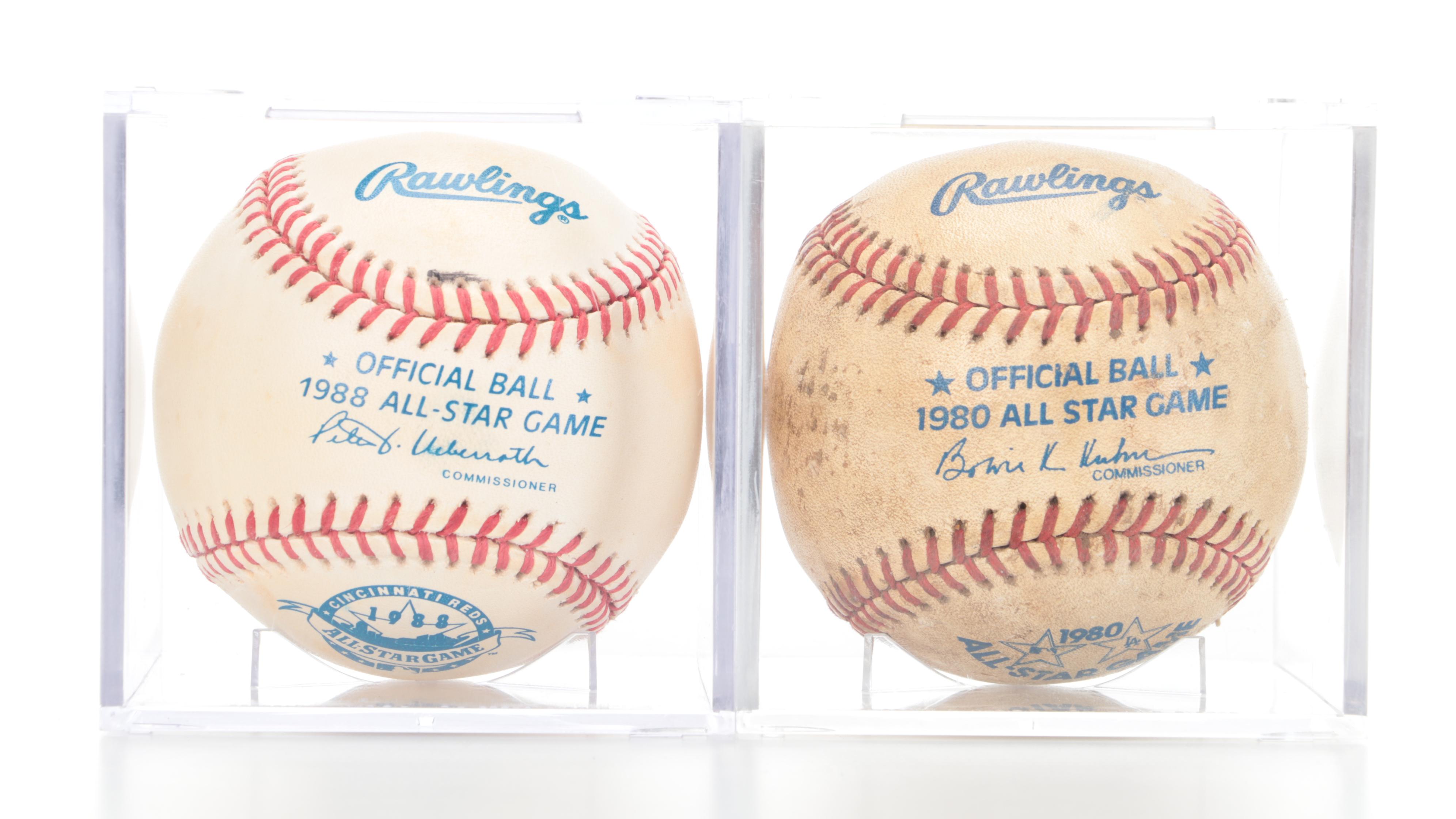 Sealed Macfarlane Baseball Action Figures, All-Star Game Baseballs and More