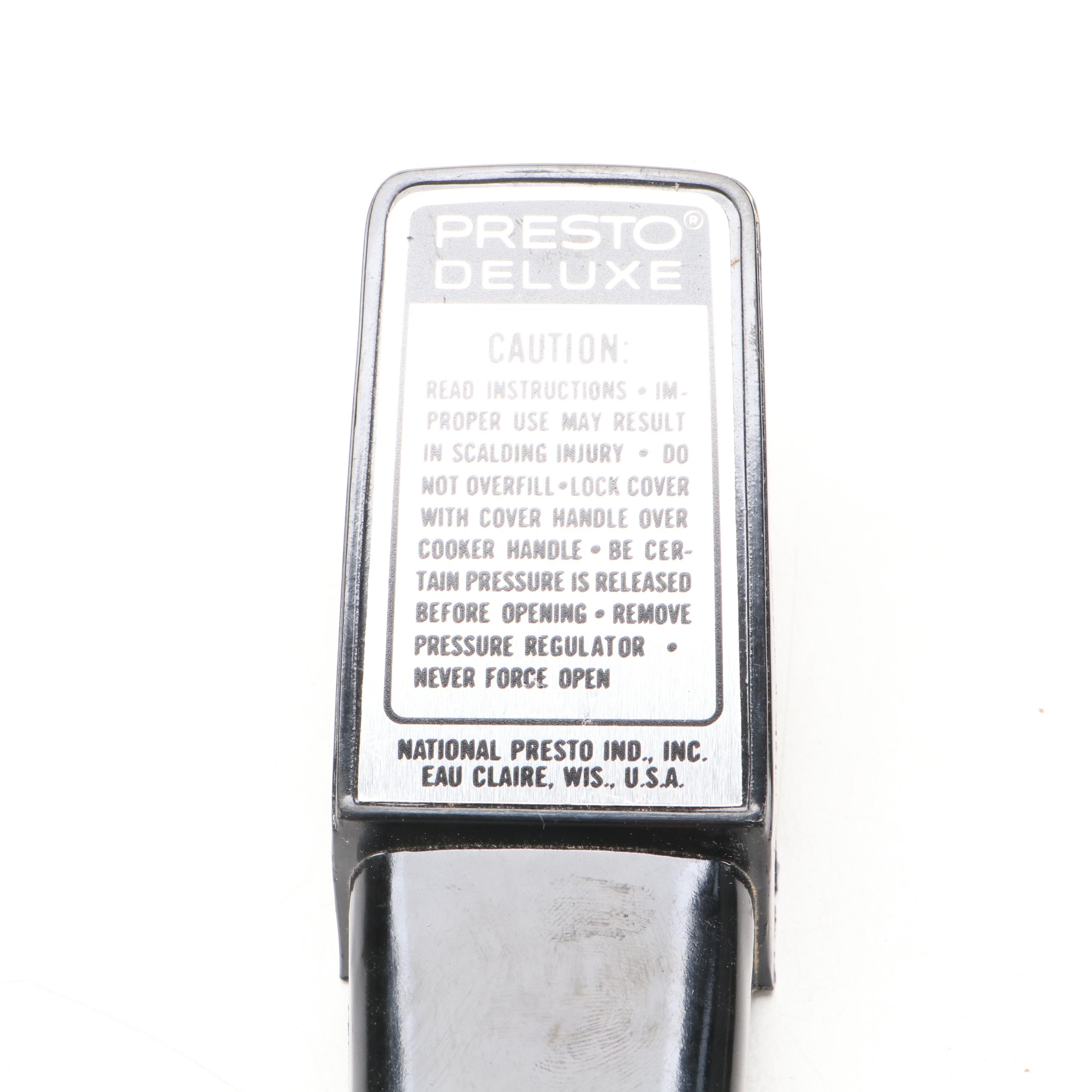 Hall Pottery Forest Green Ball Pitchers with Presto Aluminum Pressure Cooker