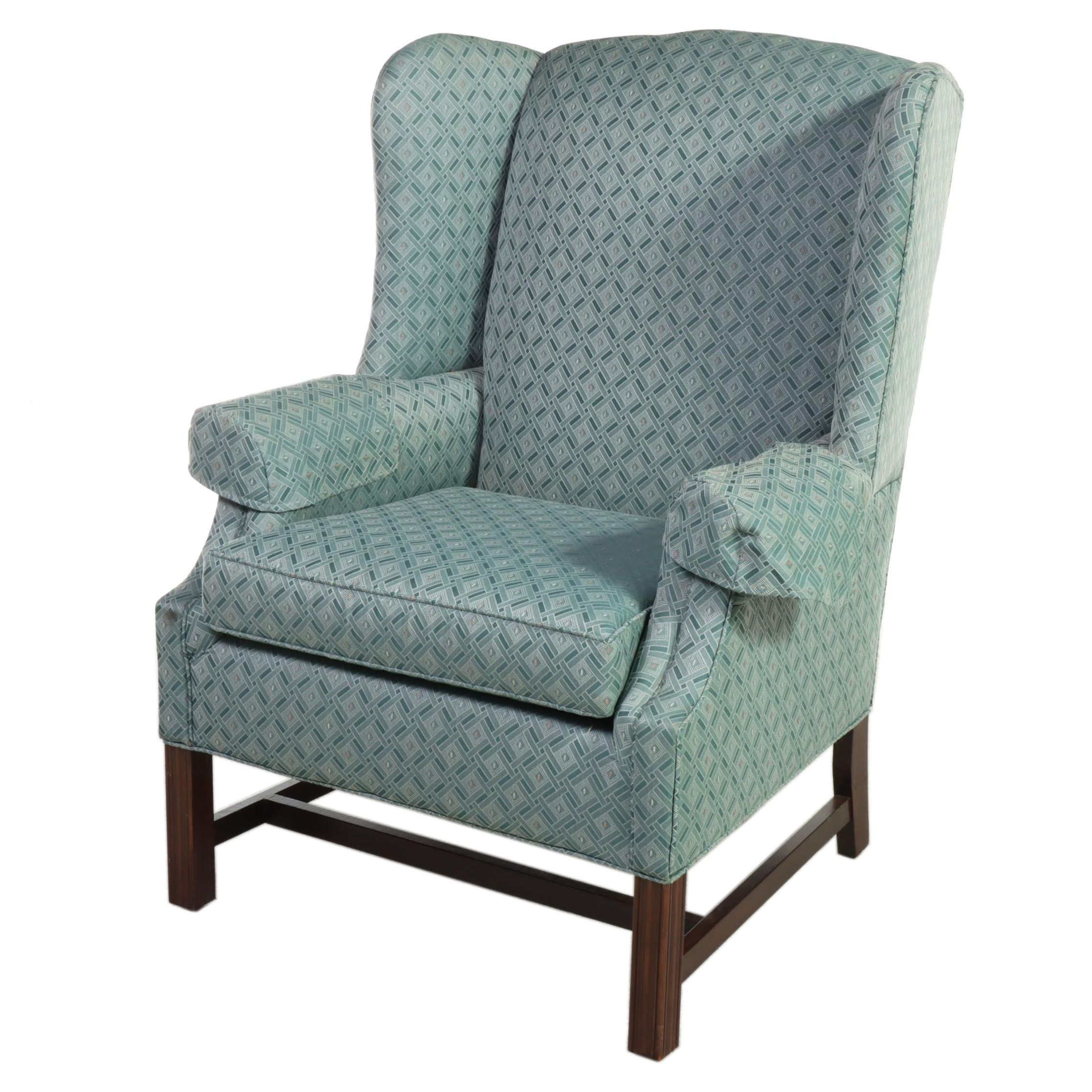 Designer Studio Options Custom-Upholstered Wingback Armchair