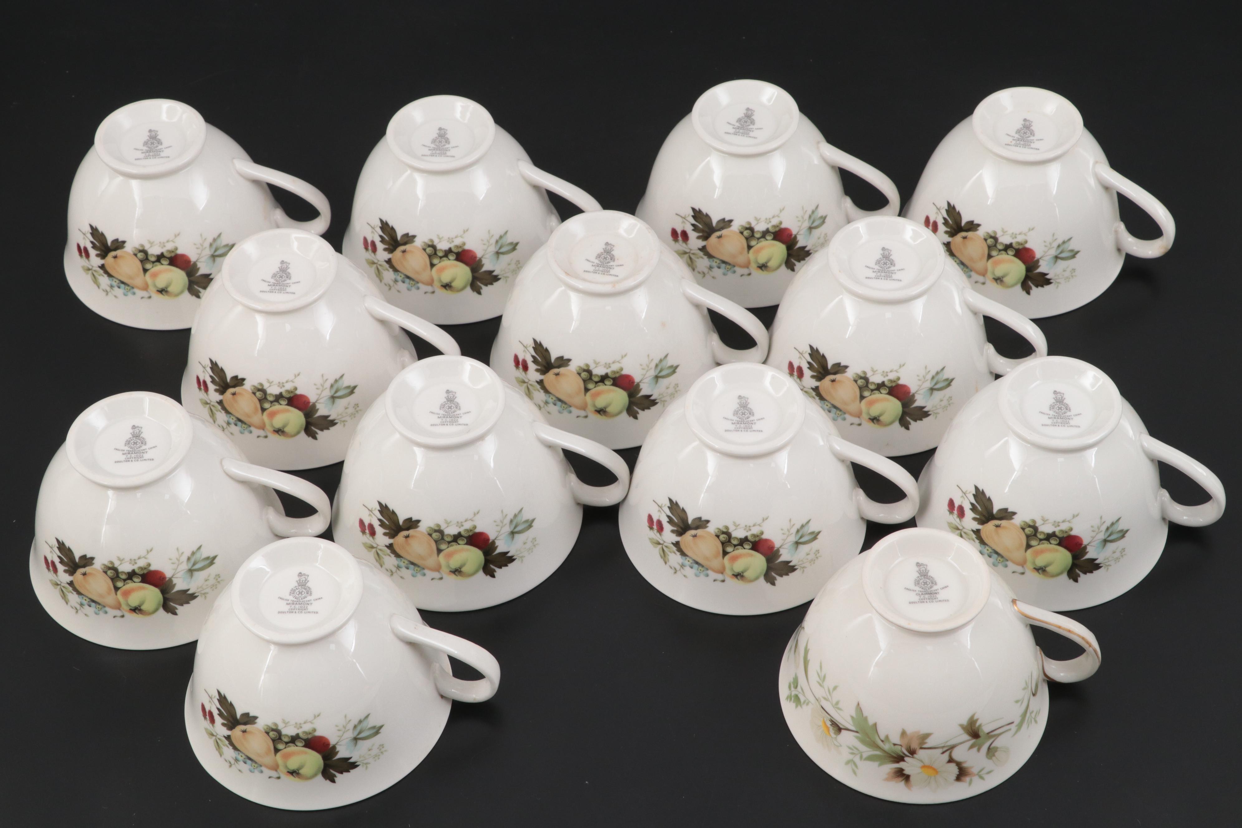 Royal Doulton "Miramont" Bone China Dinnerware and Serveware, 1965-1983