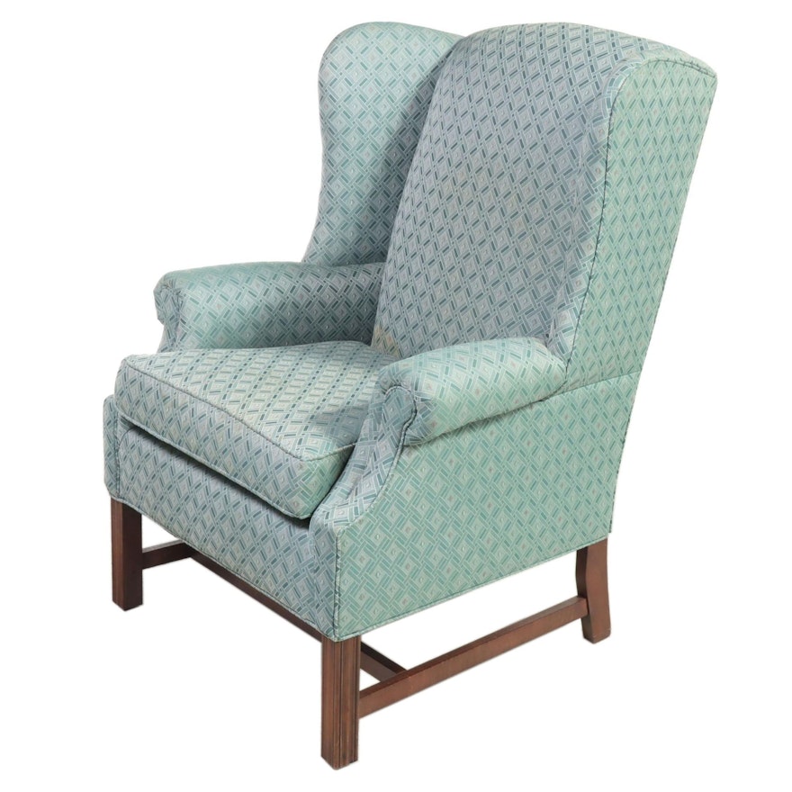 Designer Studio Options Custom-Upholstered Wingback Armchair