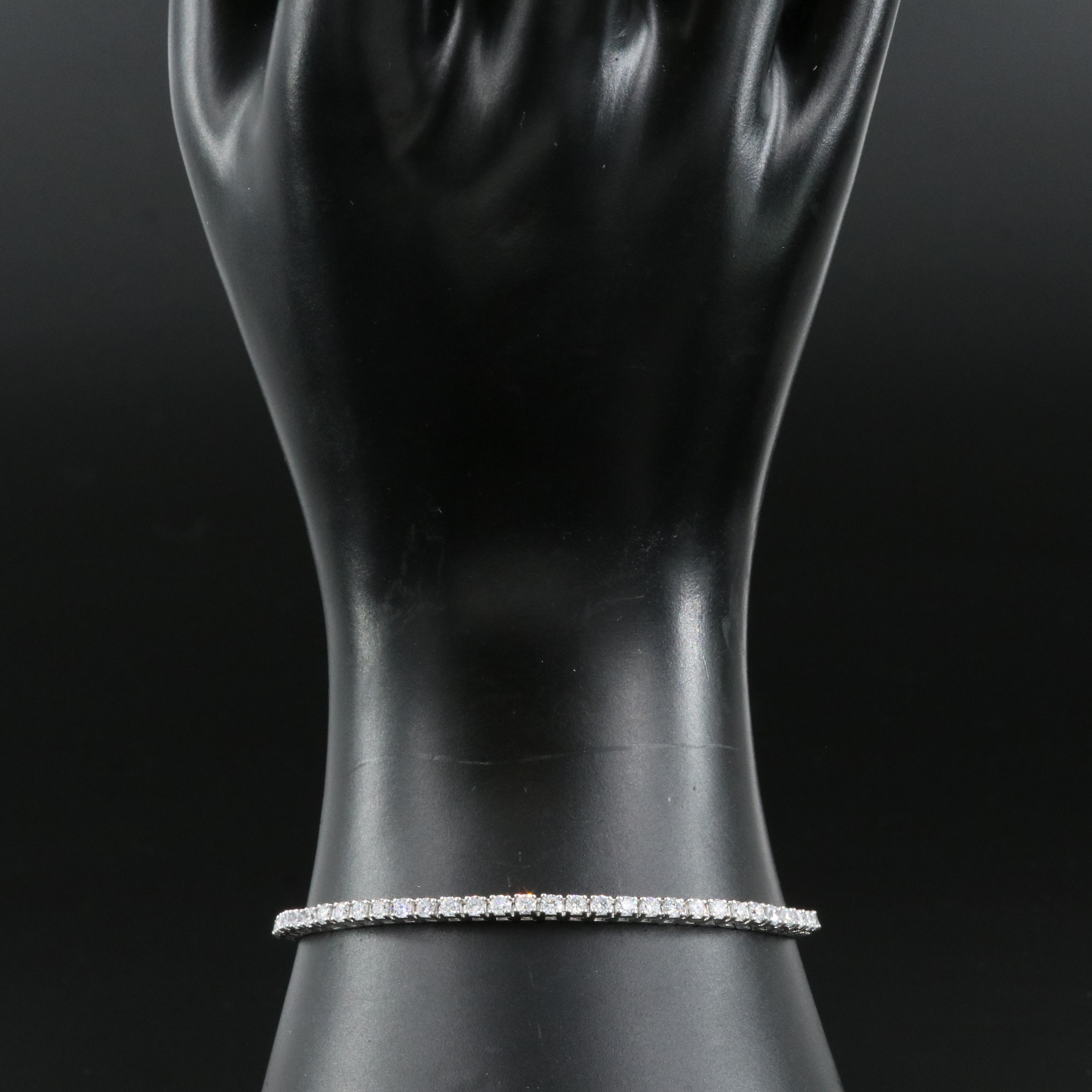 14K 2.63 CTW Lab Grown Diamond Line Bracelet