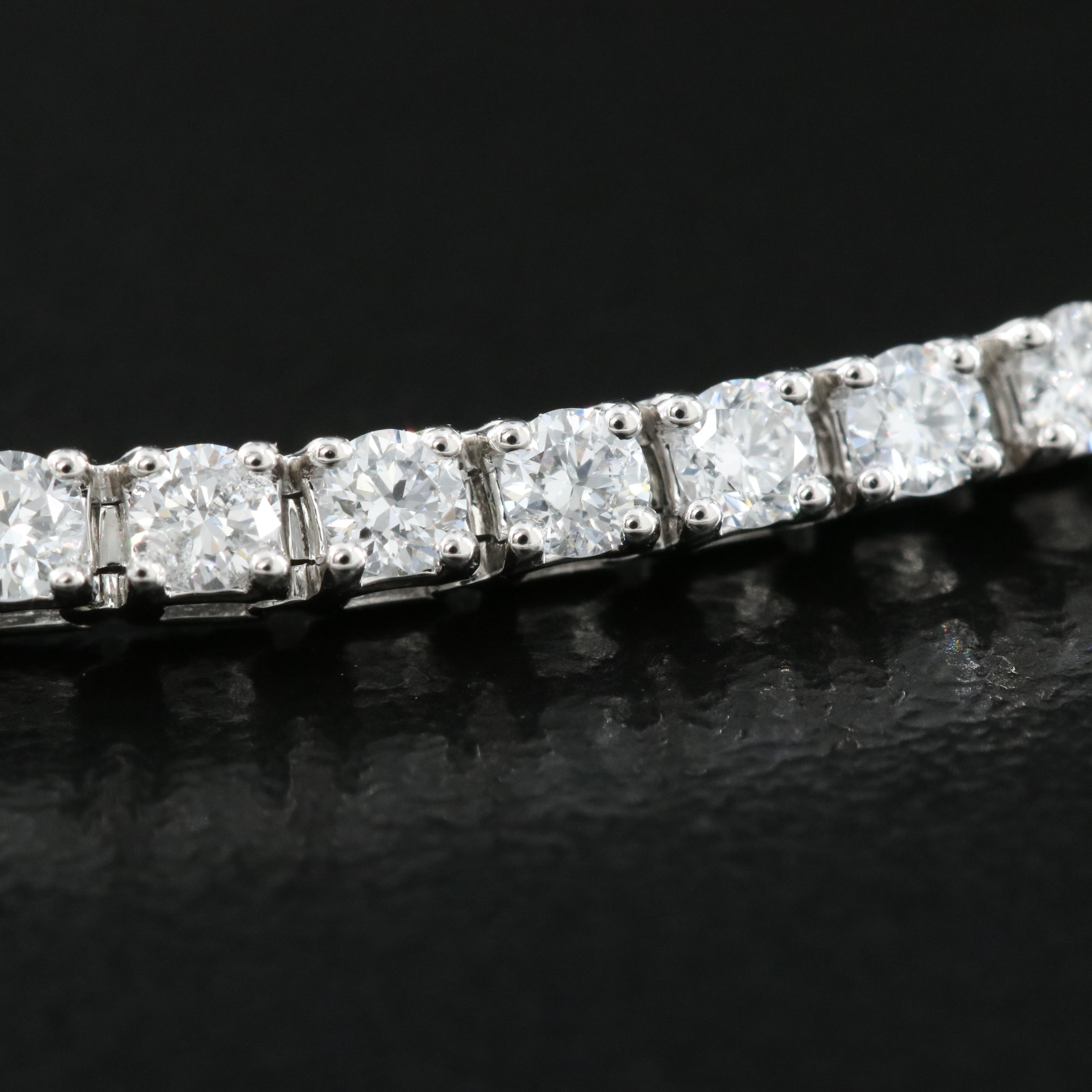 14K 2.63 CTW Lab Grown Diamond Line Bracelet