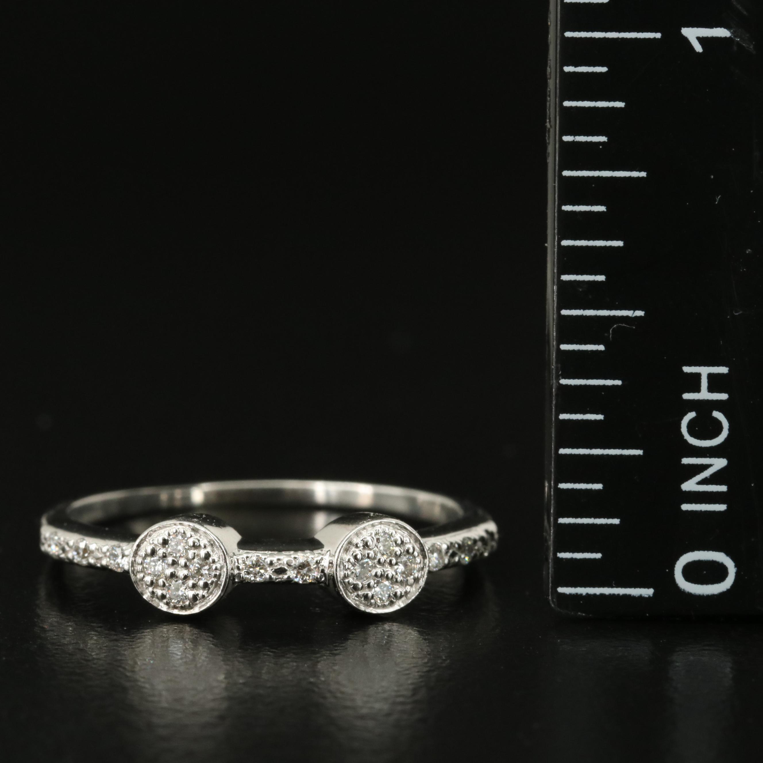Charriol 18K 0.13 CTW Diamond Stacking Ring