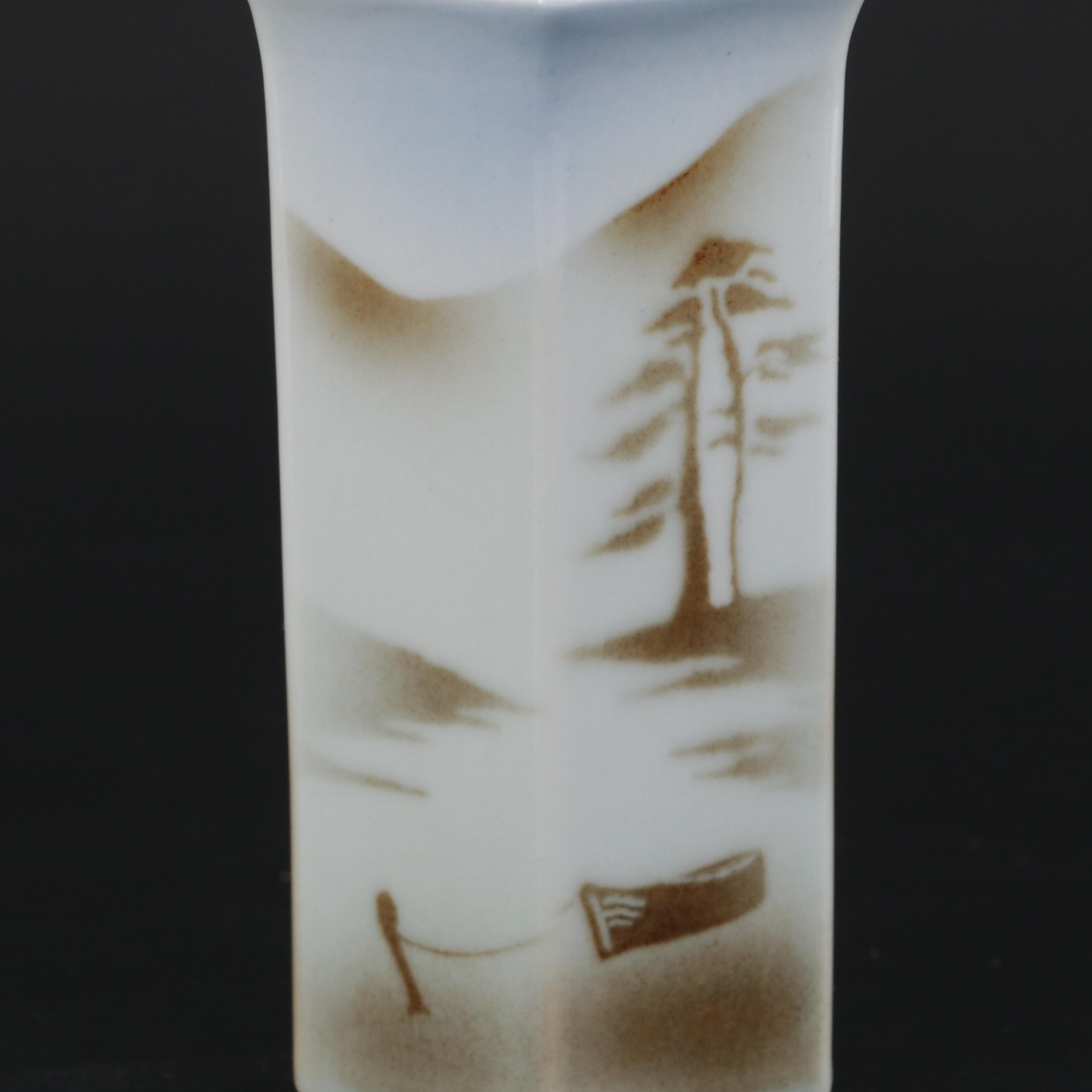 Highbank Hand Painted Scottish Porcelain Vase