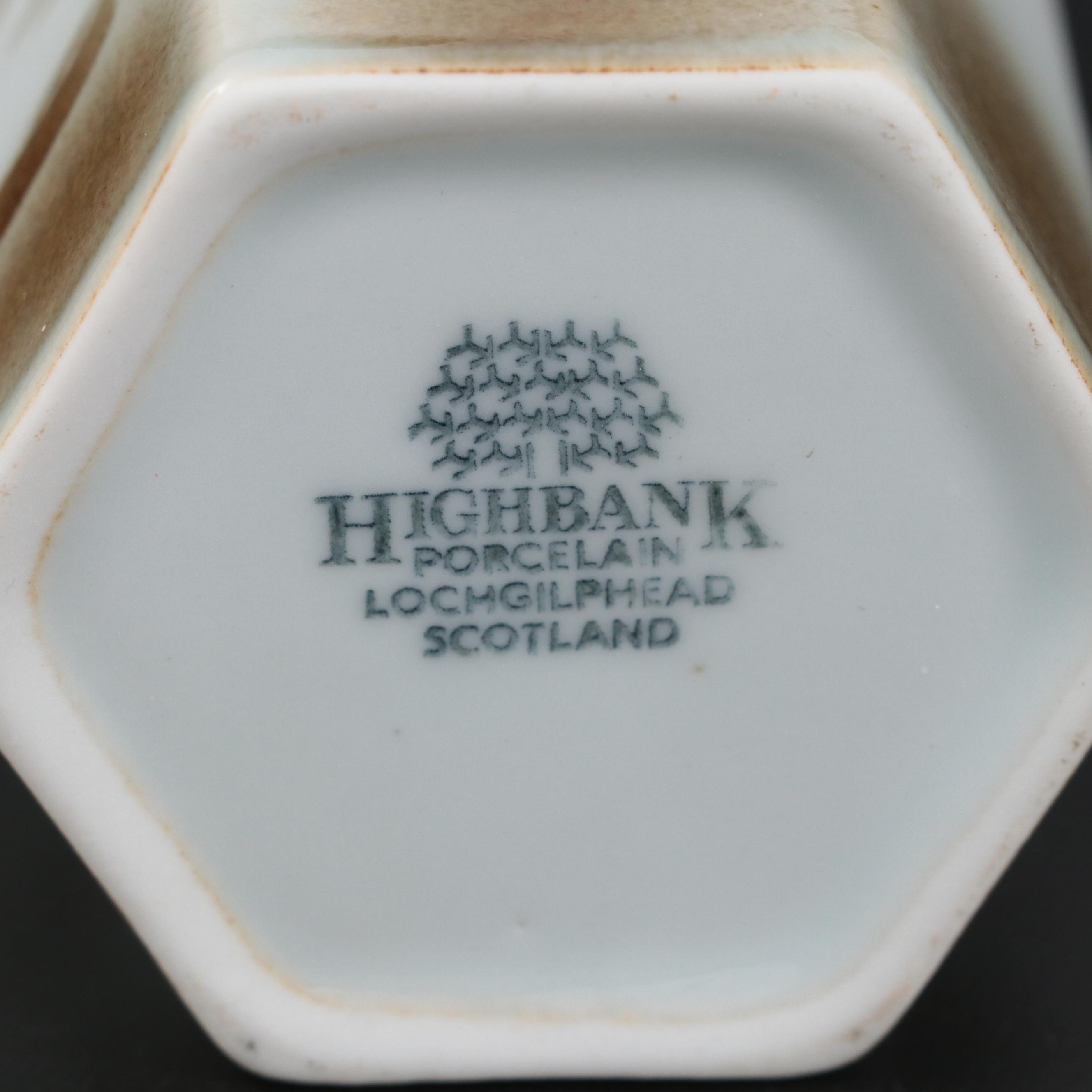 Highbank Hand Painted Scottish Porcelain Vase