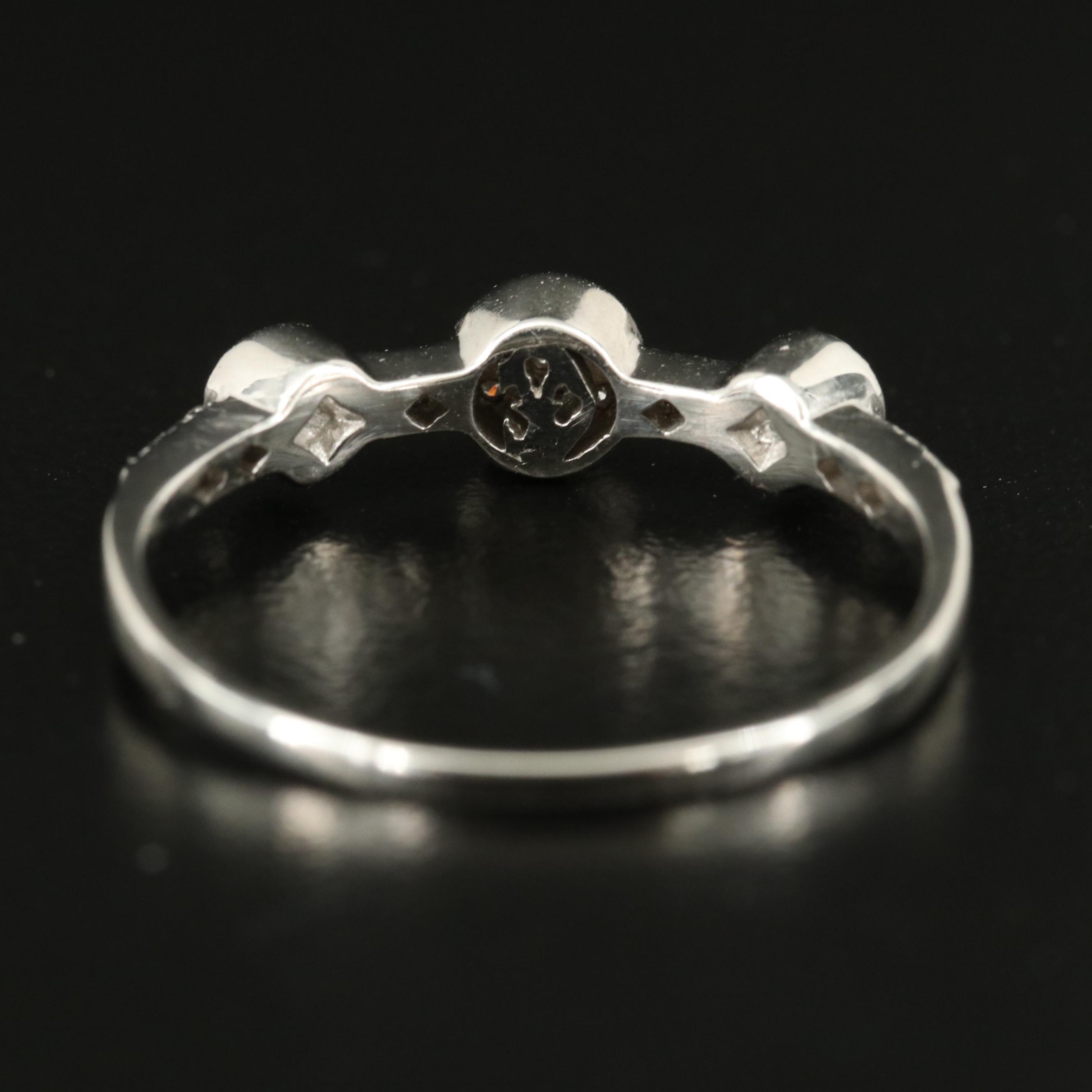 Charriol 18K 0.16 CTW Diamond Stacking Ring