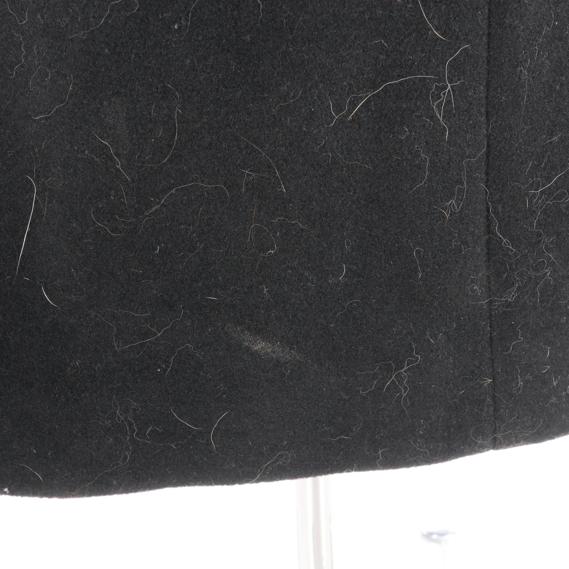 Jones New York Coat in Black Wool Blend