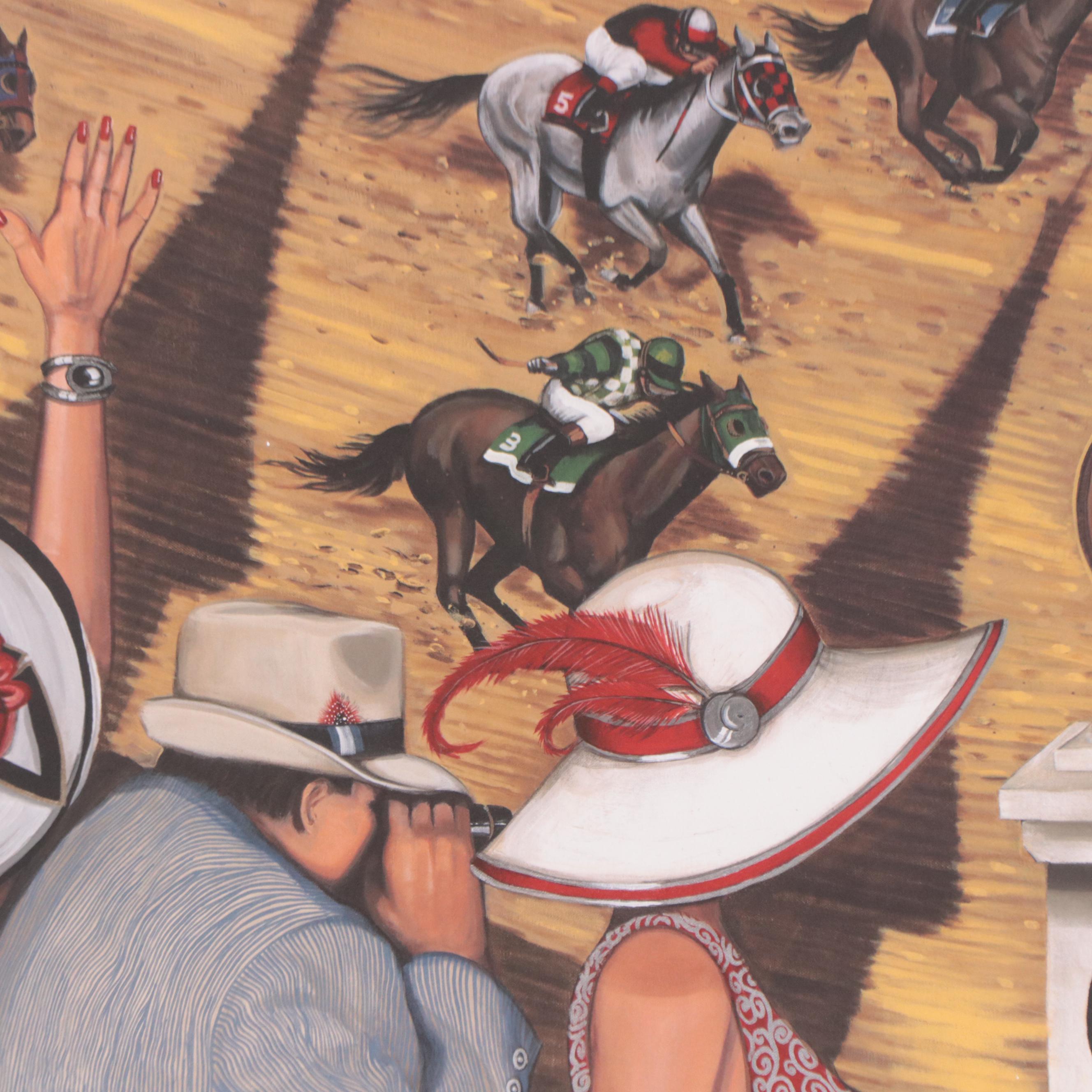 Kentucky Derby 2009 Offset Lithograph Poster After Jeff Williams