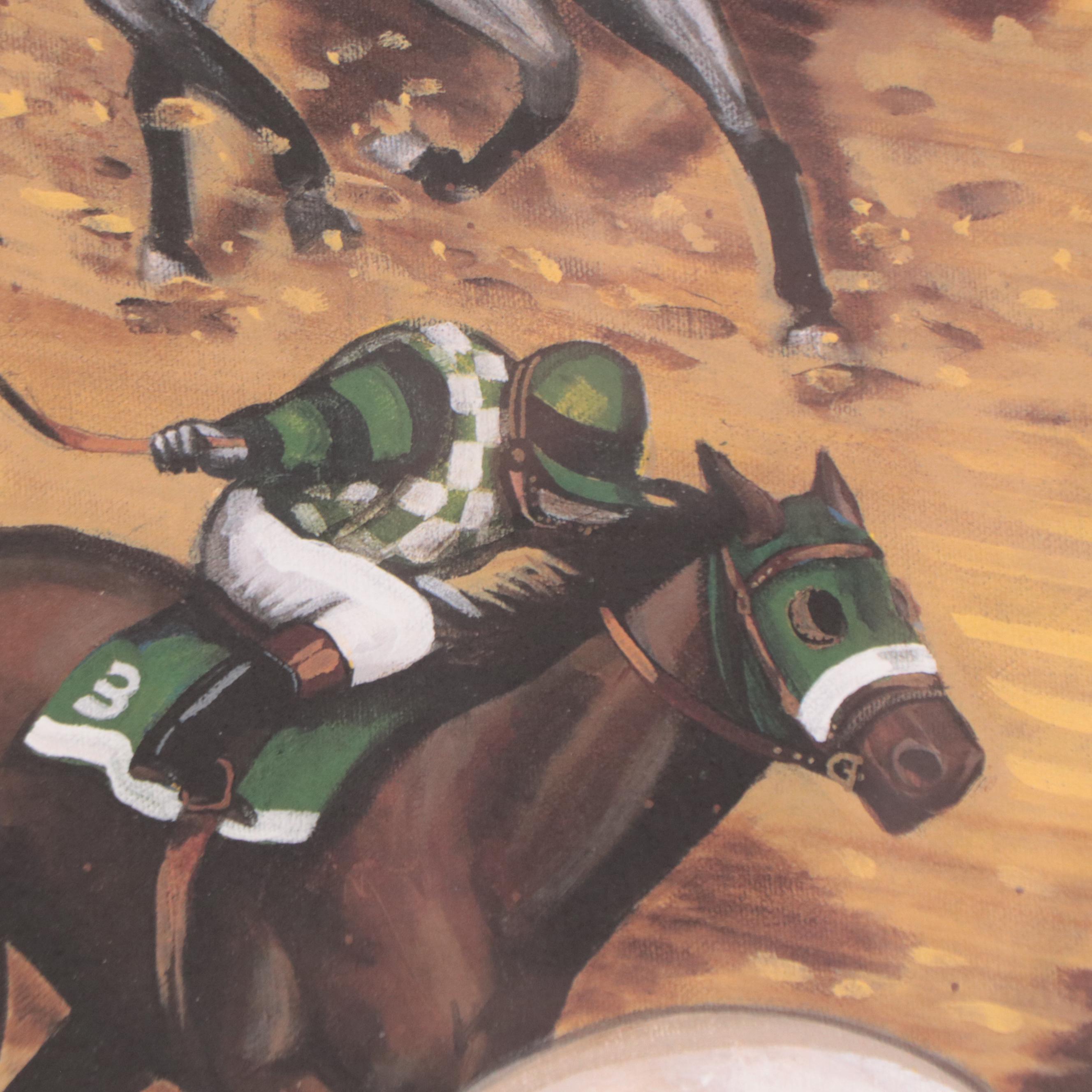 Kentucky Derby 2009 Offset Lithograph Poster After Jeff Williams